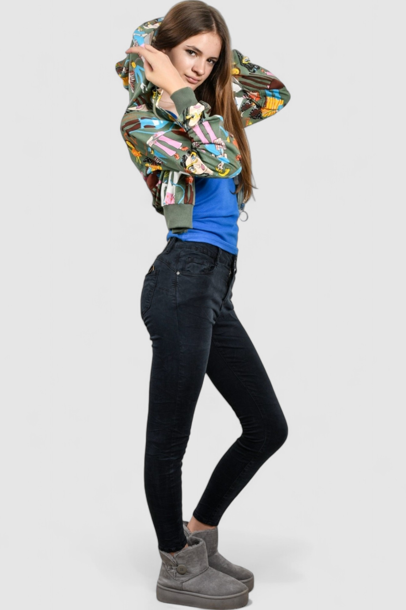 Ženski zeleni gornji dio trenirke Celine