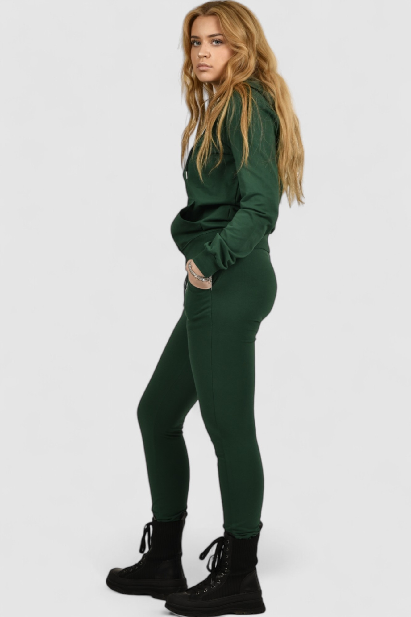 Ženski zeleni gornji dio trenirke Lagoon Blackish