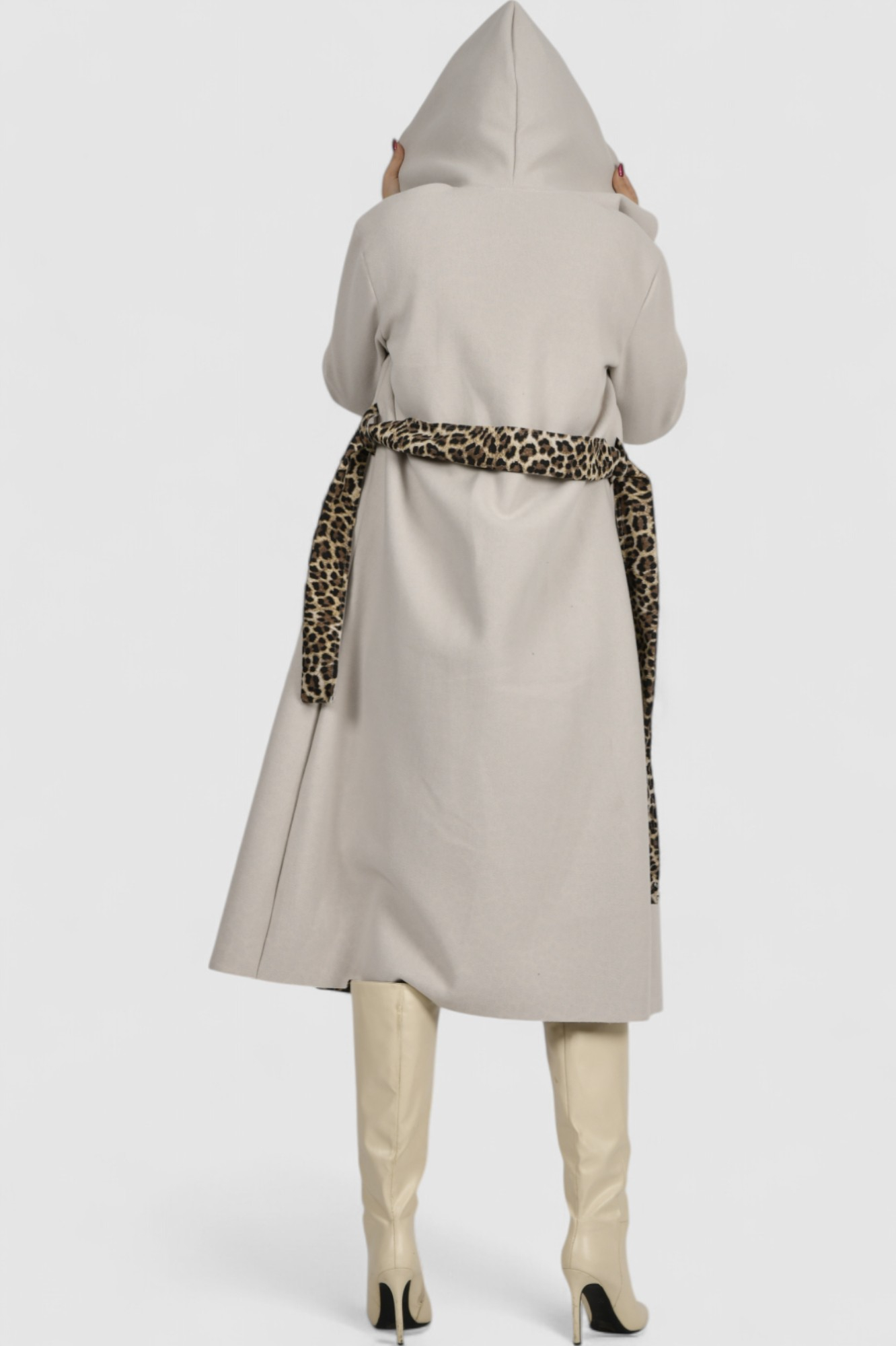 Ženski dugi kaput Paris Beige