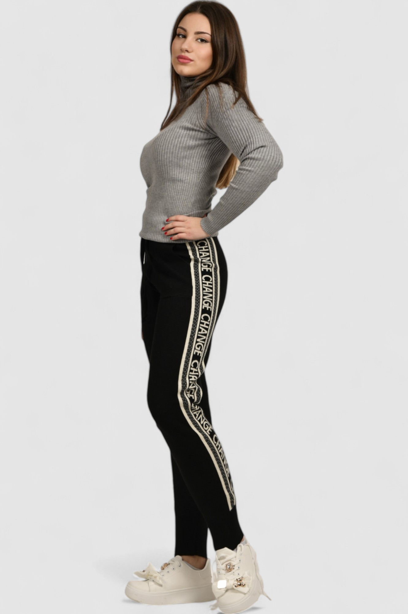 Ženski sivi lagani džemper Eleanora