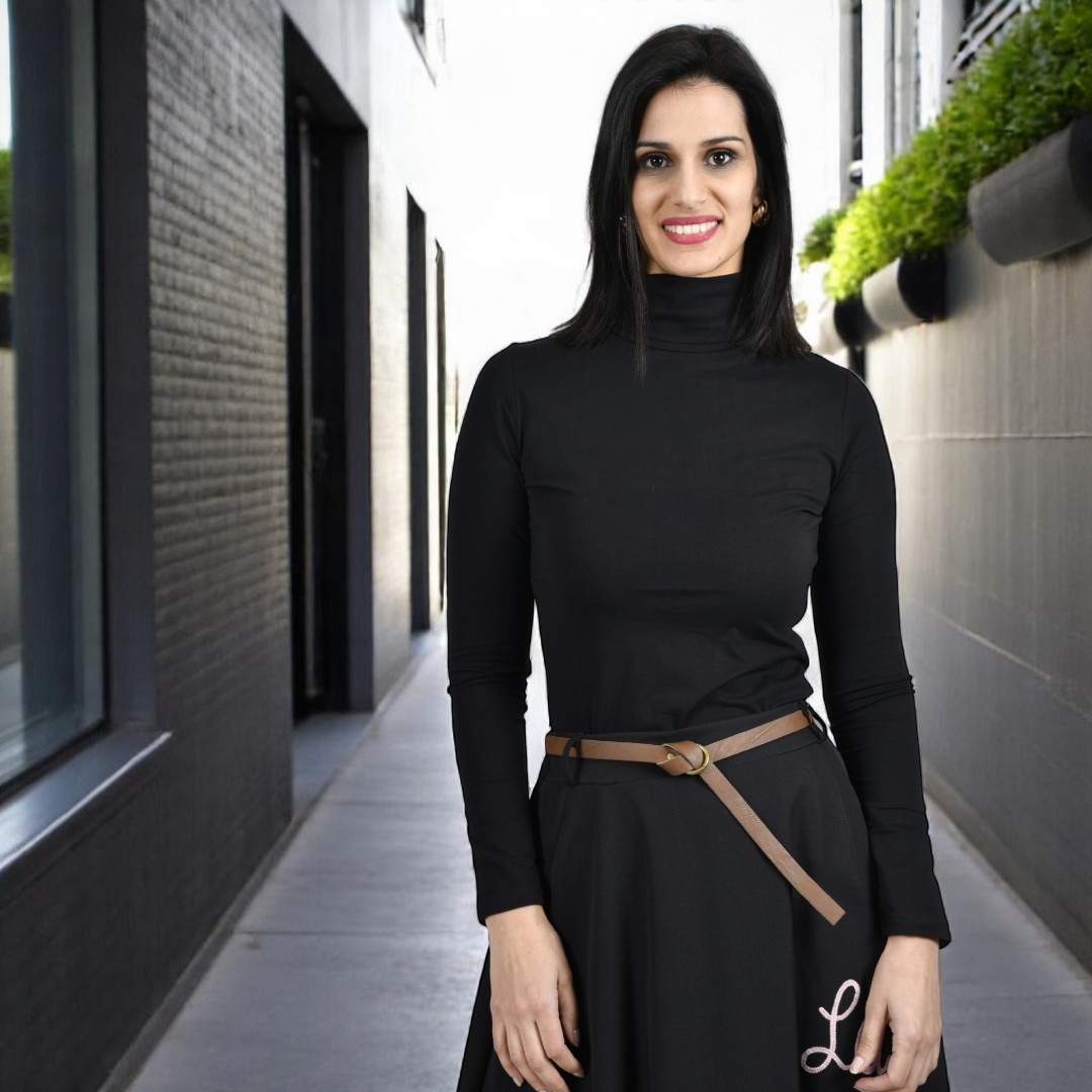 Ženska crna dolčevita dugi rukav Calista