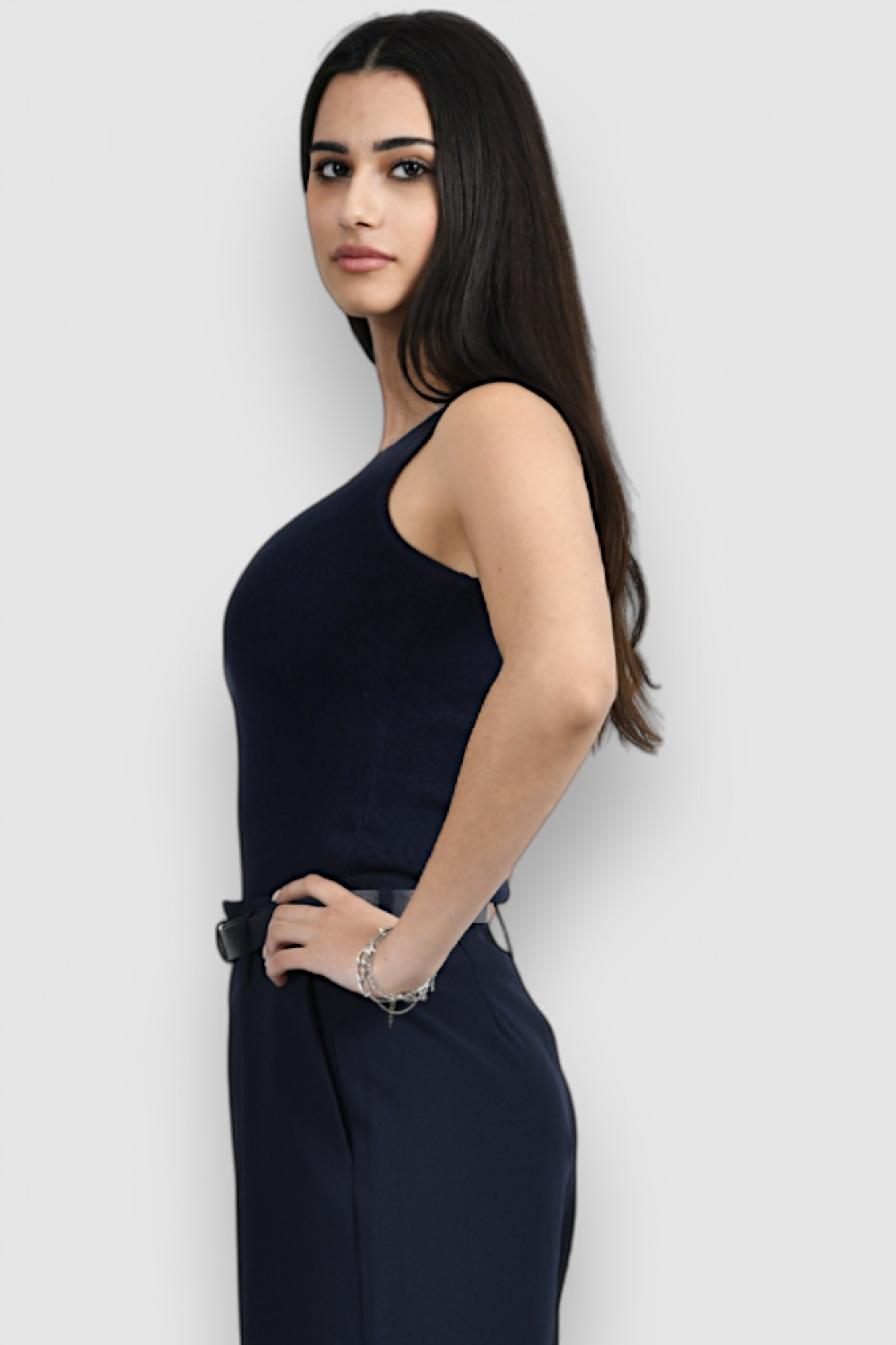 Ženski plavi top Lilya