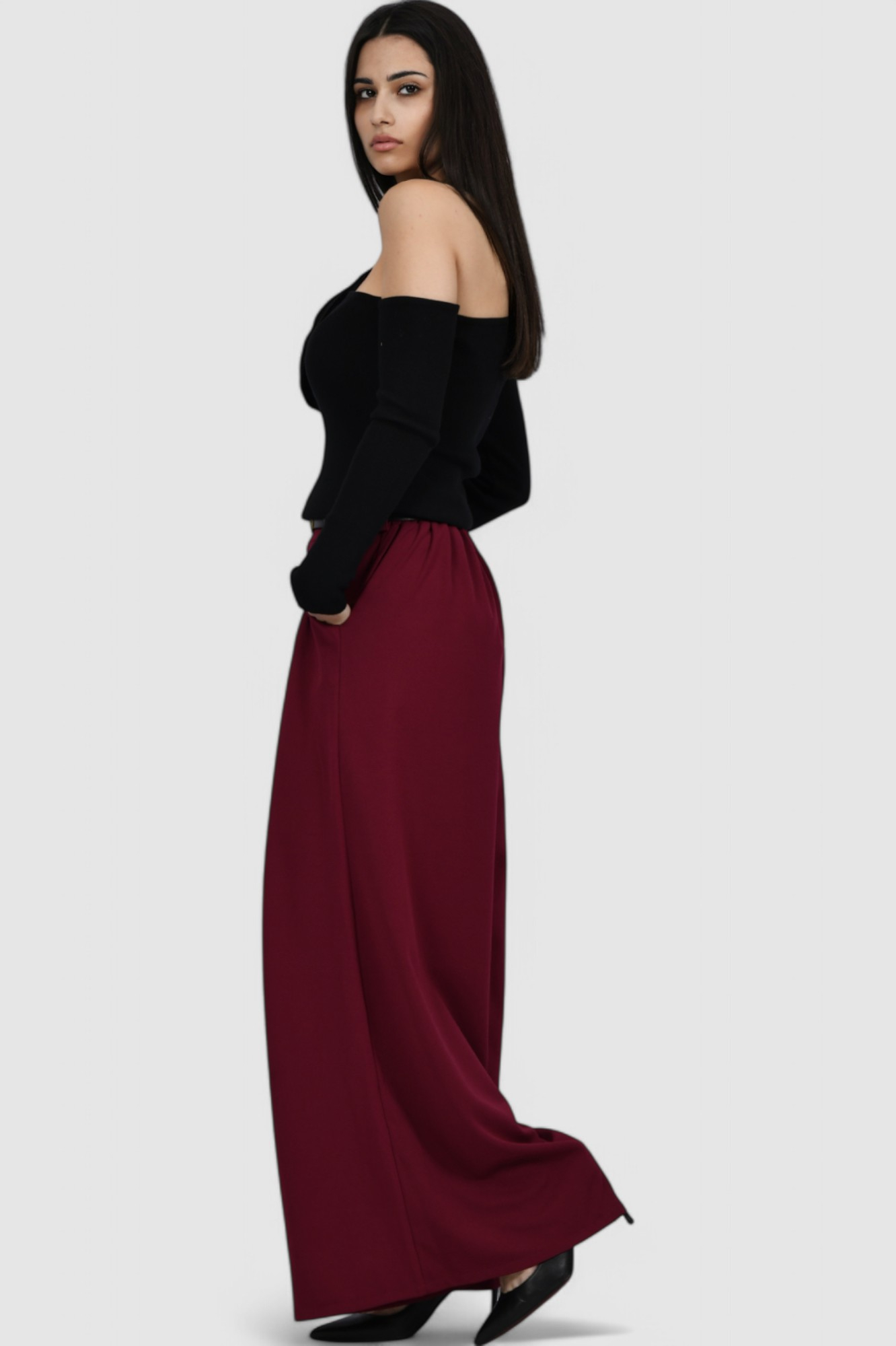 Ženske crvene modne hlače Issa