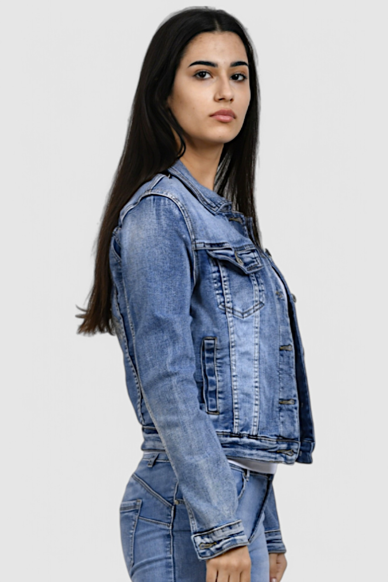 Ženska plava traper jakna Victoire