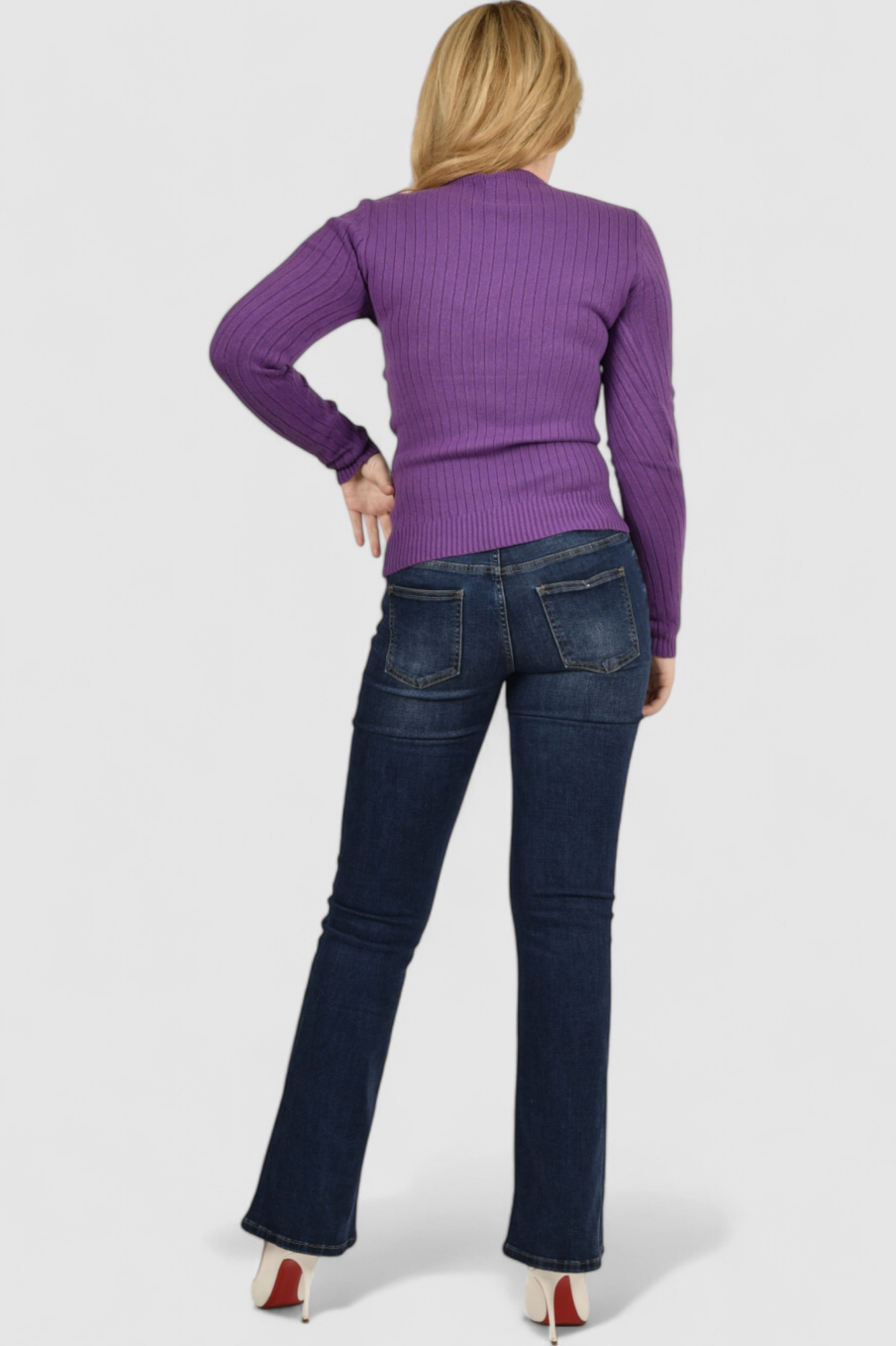 Ženski ljubičasti lagani džemper Amelie