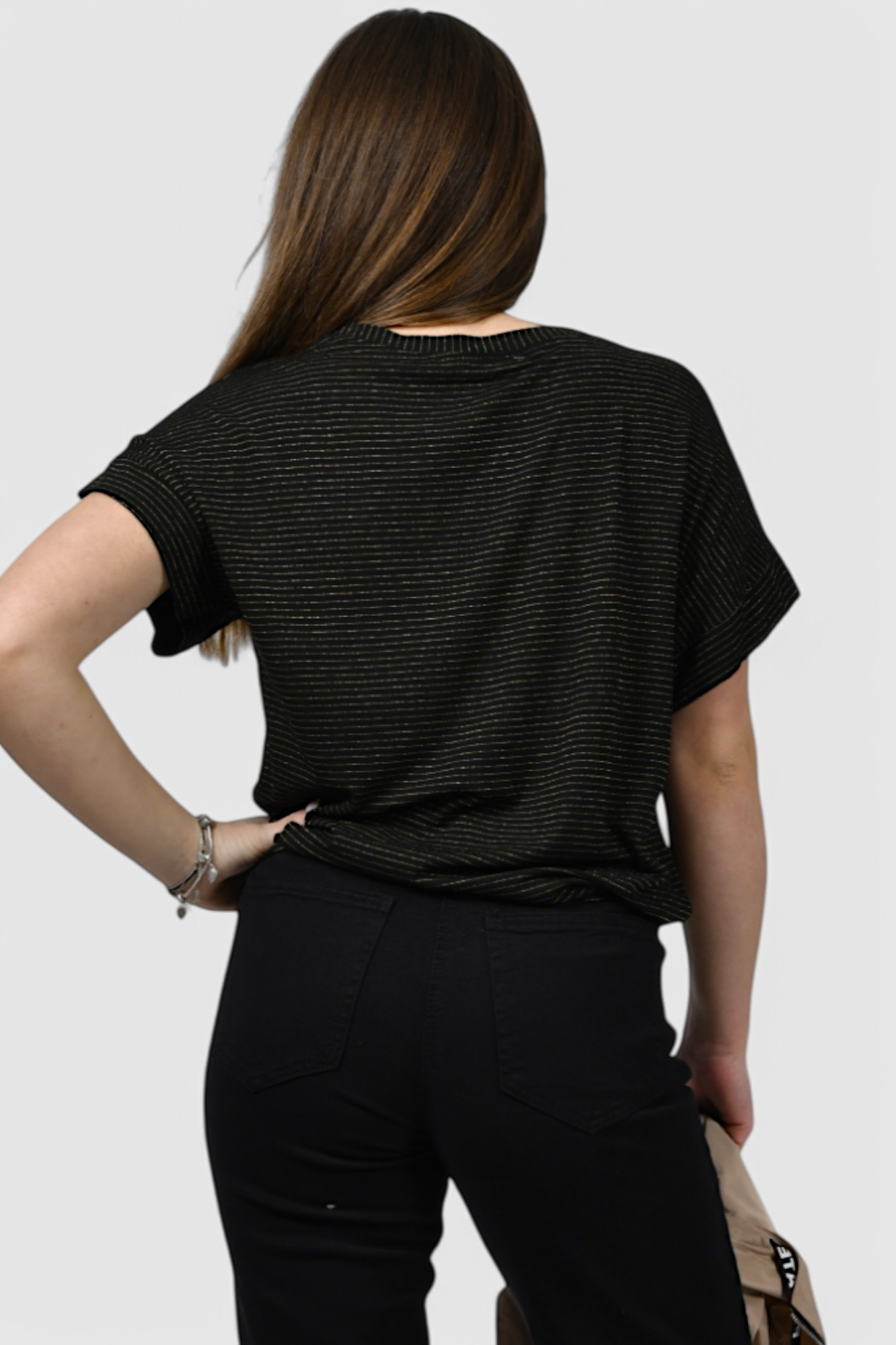 Ženska crna elegantna bluza Primrose