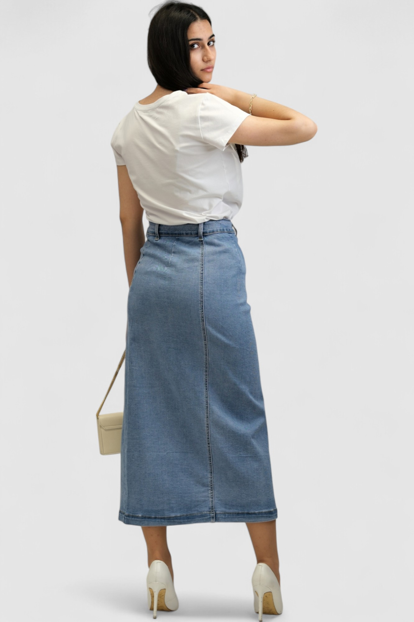 Ženska bijela majica kratki rukav Delina