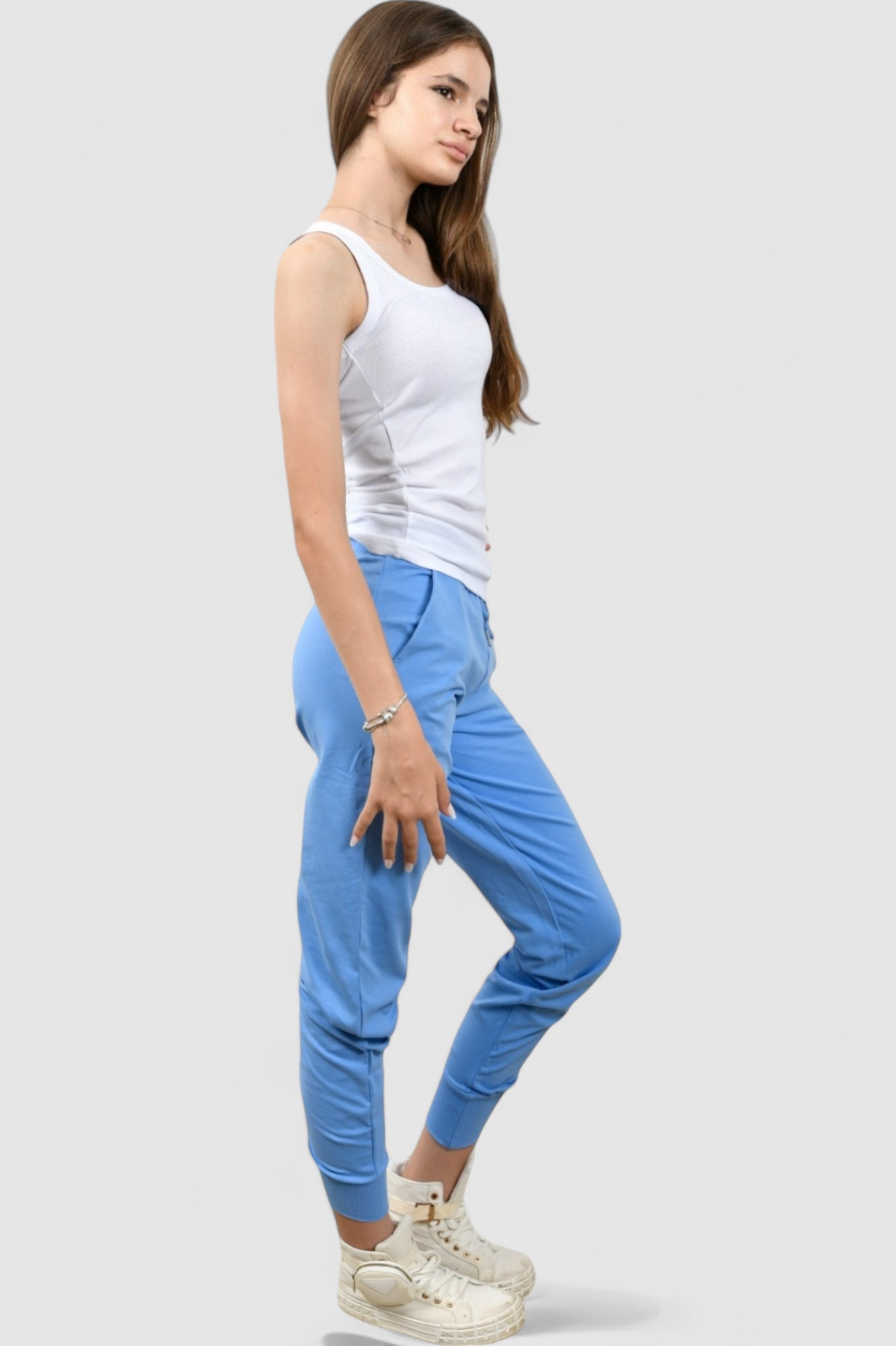 Ženski svijetlo plavi donji dio trenirke Roselle