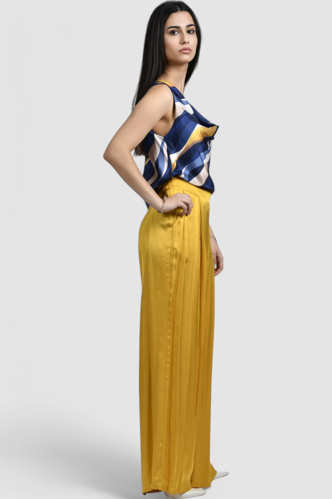 Ženska plava elegantna bluza Arianne