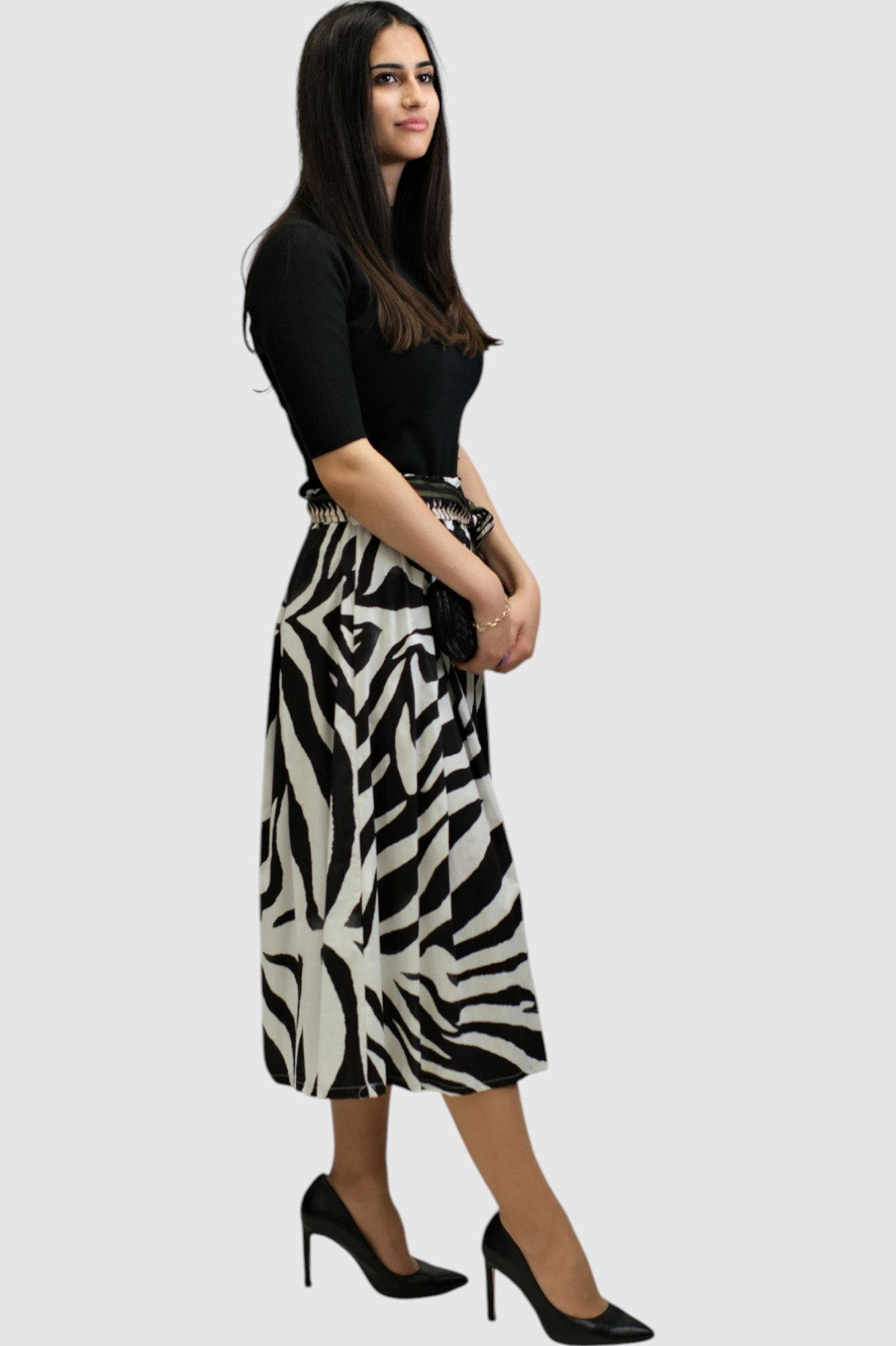 Ženski crni lagani džemper Juliette