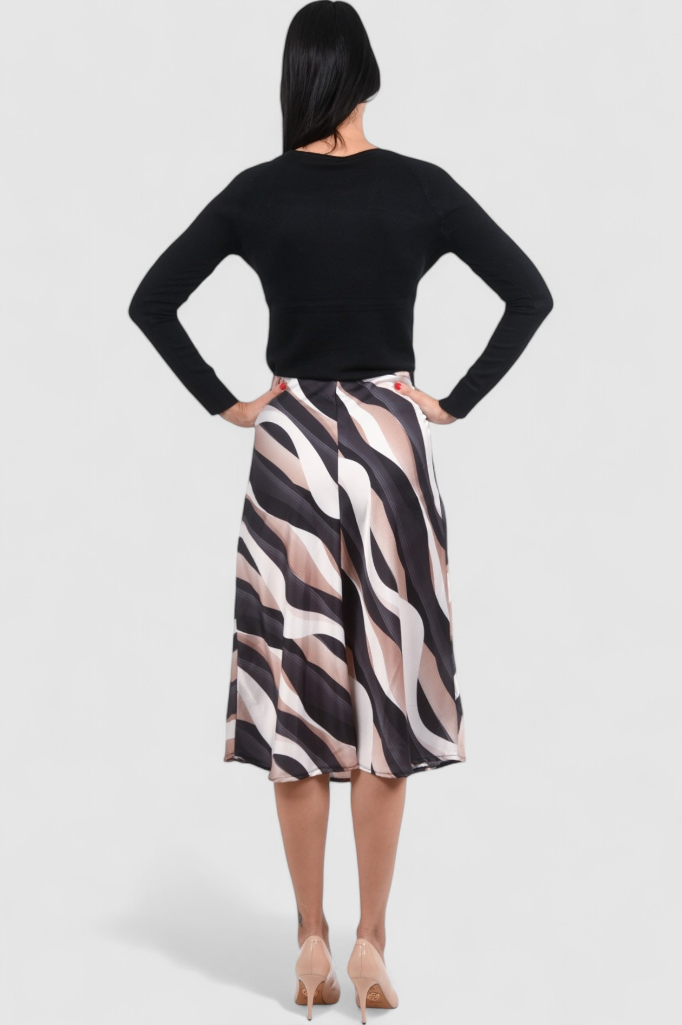 Ženski crni lagani džemper Vinny