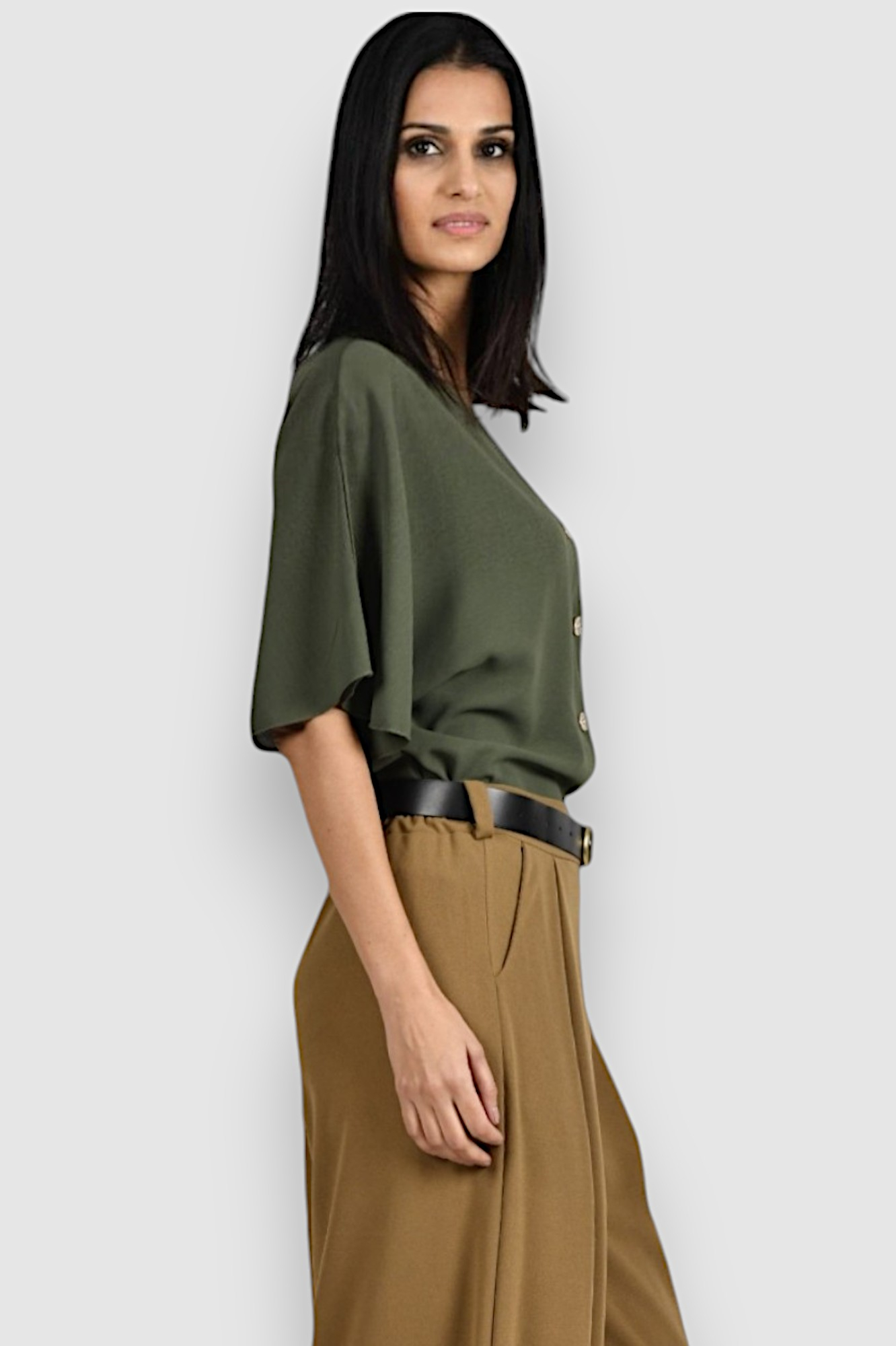 Ženska zelena elegantna košulja Ivelisse