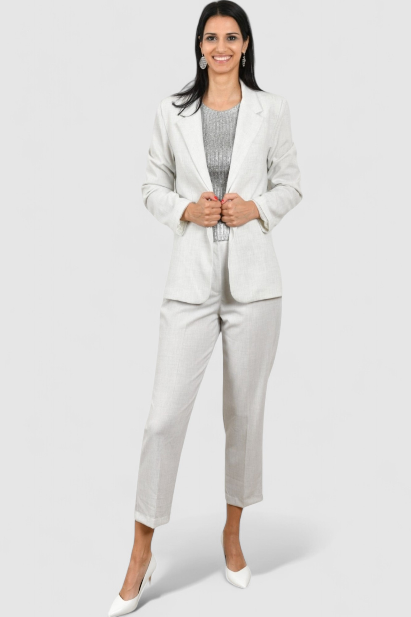 Ženski bijeli poslovni sako Alyssa