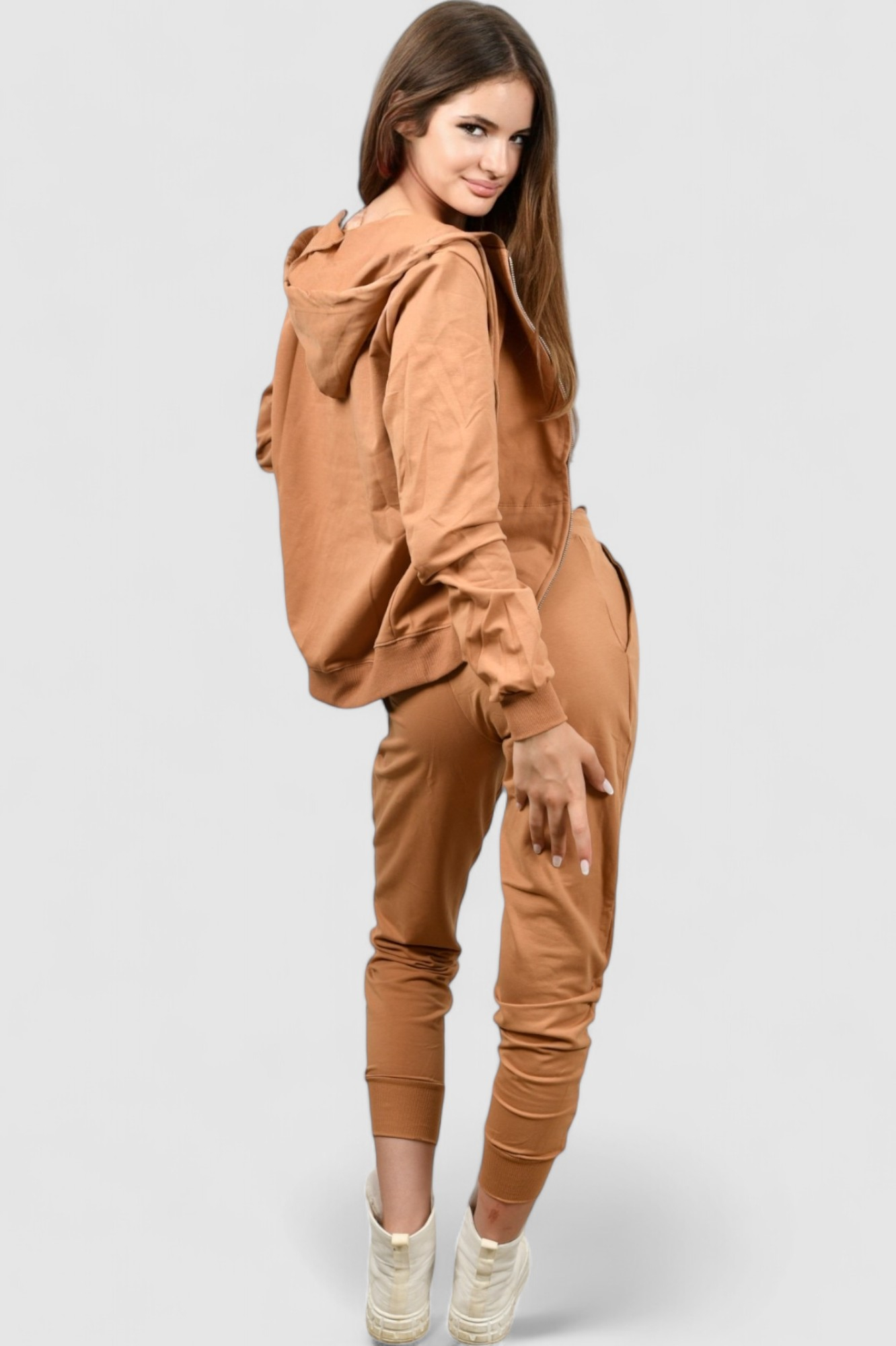 Ženski smeđi gornji dio trenirke Lagoon