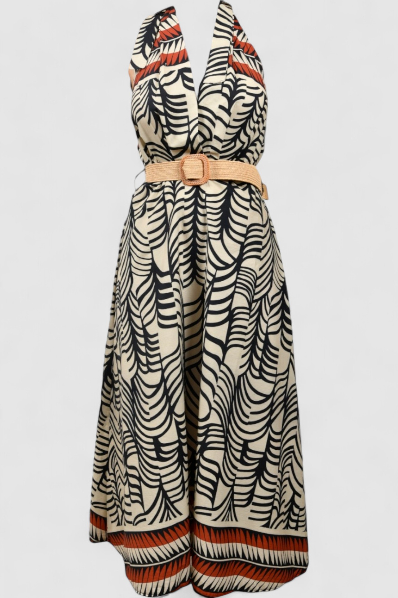 Ženska bež svakodnevna haljina Destiny