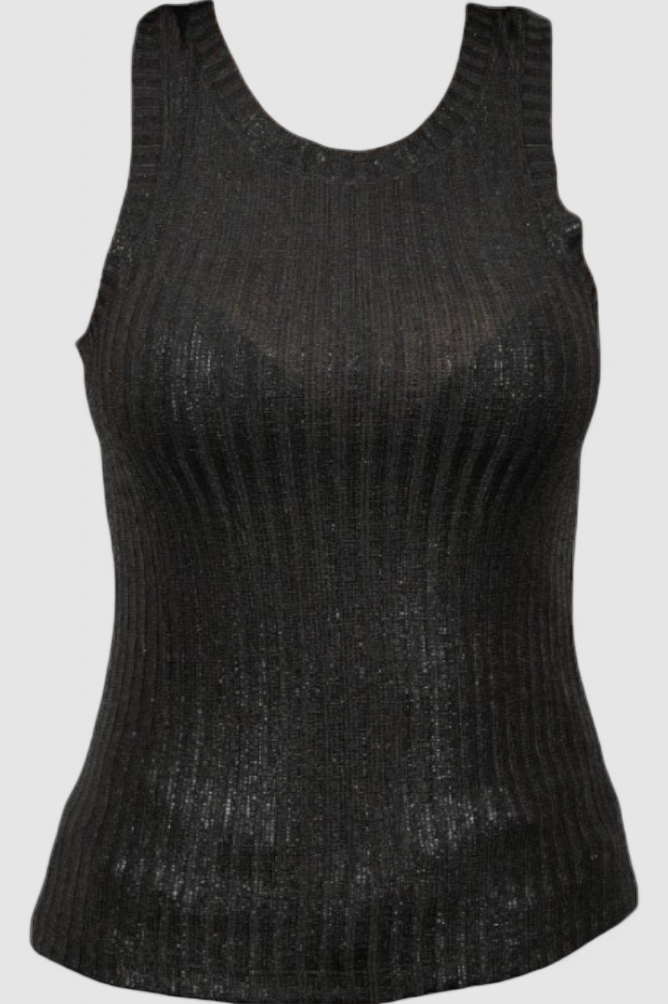 Ženska crna majica bez rukava Selena