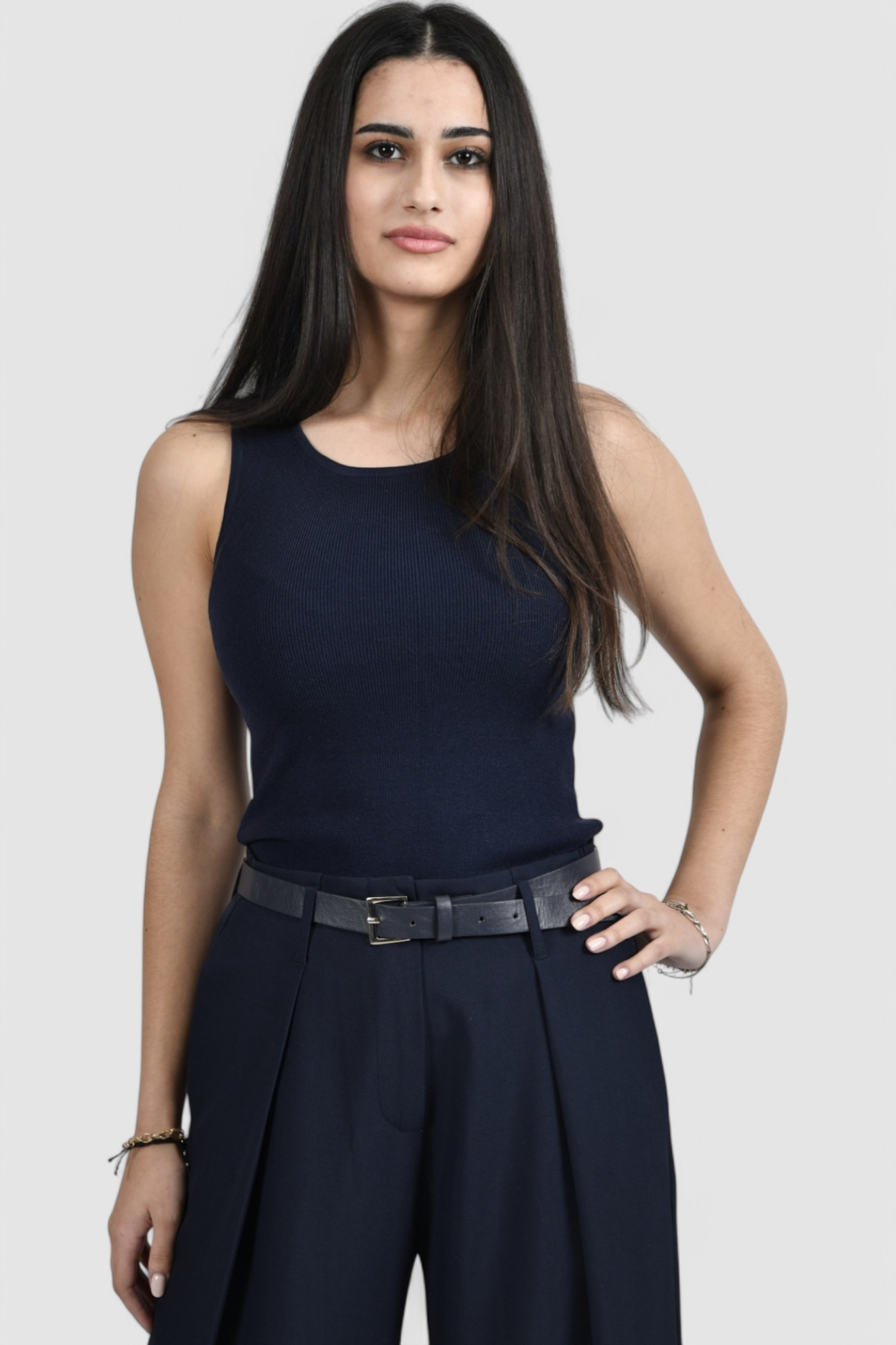 Ženski plavi top Lilya