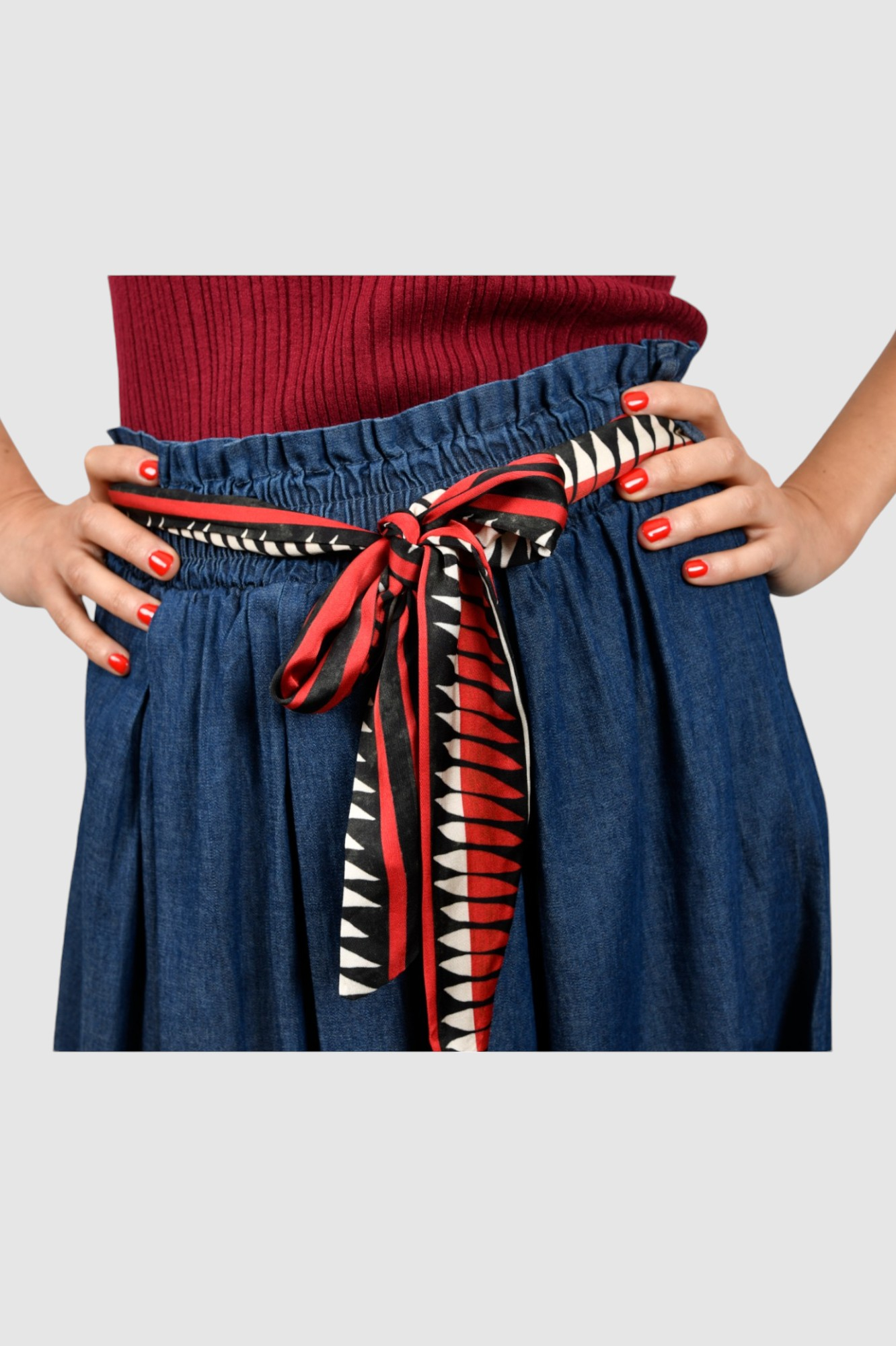 Ženska plava traper suknja Theresa