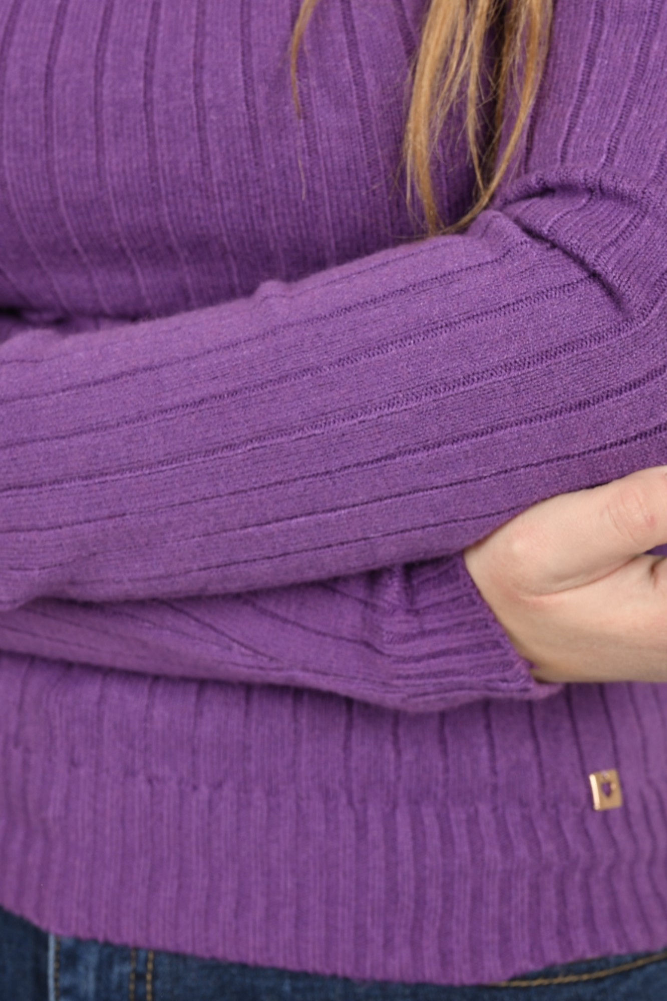 Ženski ljubičasti lagani džemper Amelie