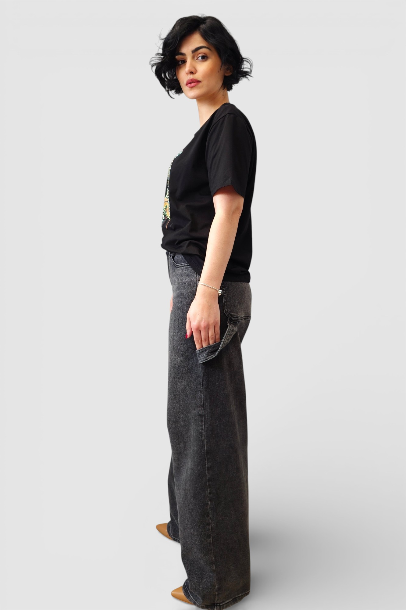 Crne barrel tarperice Louisa
