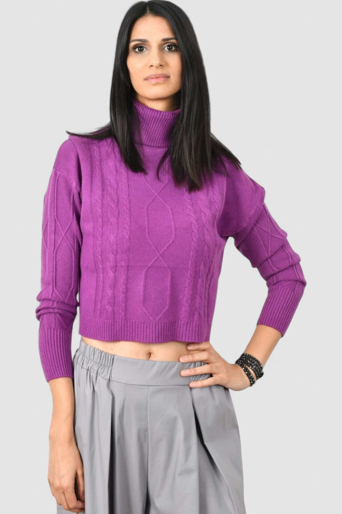 Ženski ljubičasti lagani džemper Violet