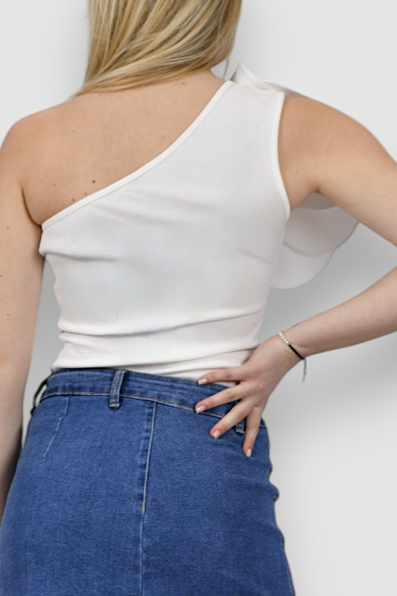 Ženska plava midi traper suknja  Marlene