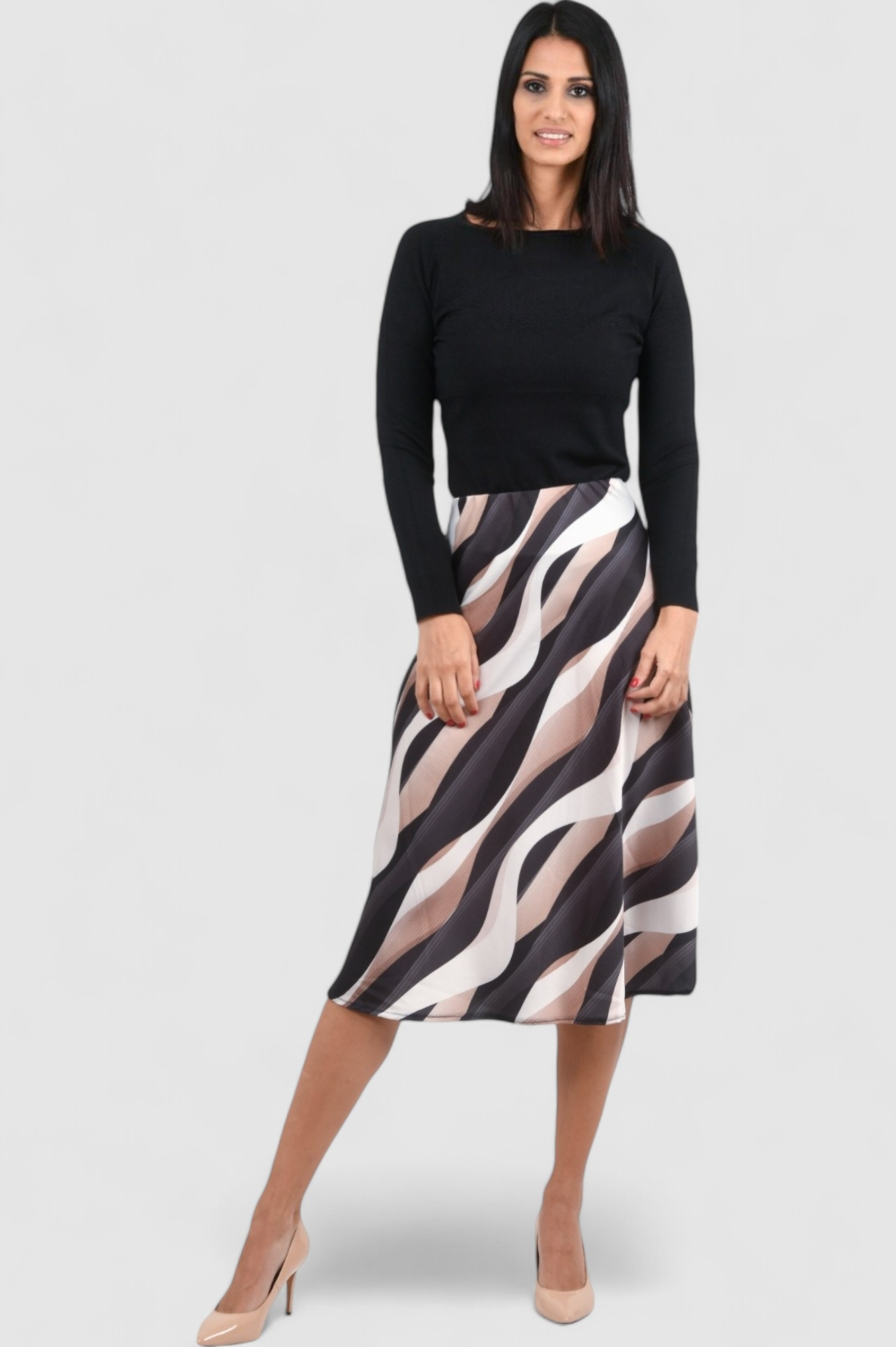 Ženski crni lagani džemper Vinny