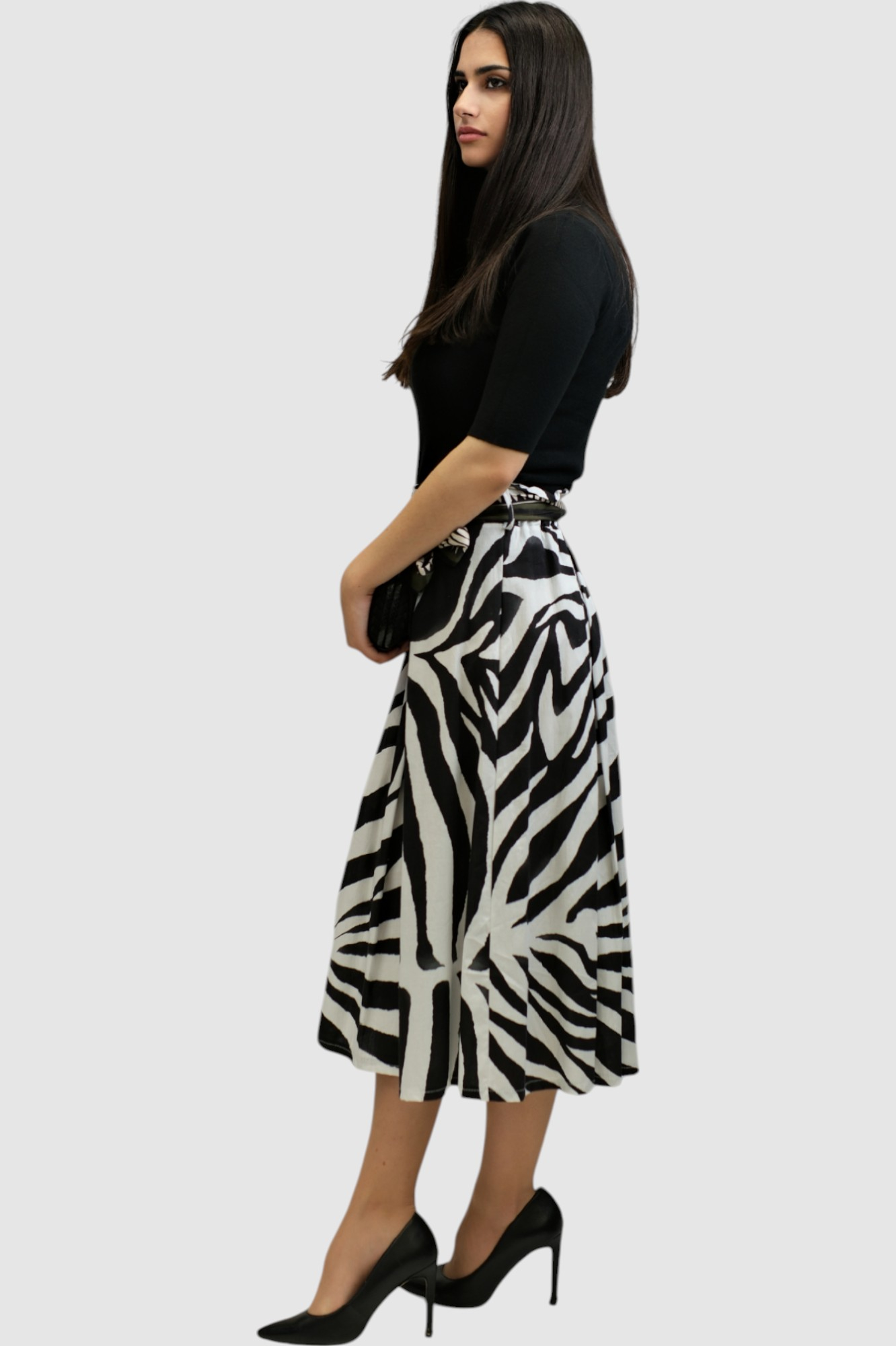 Ženski crni lagani džemper Juliette