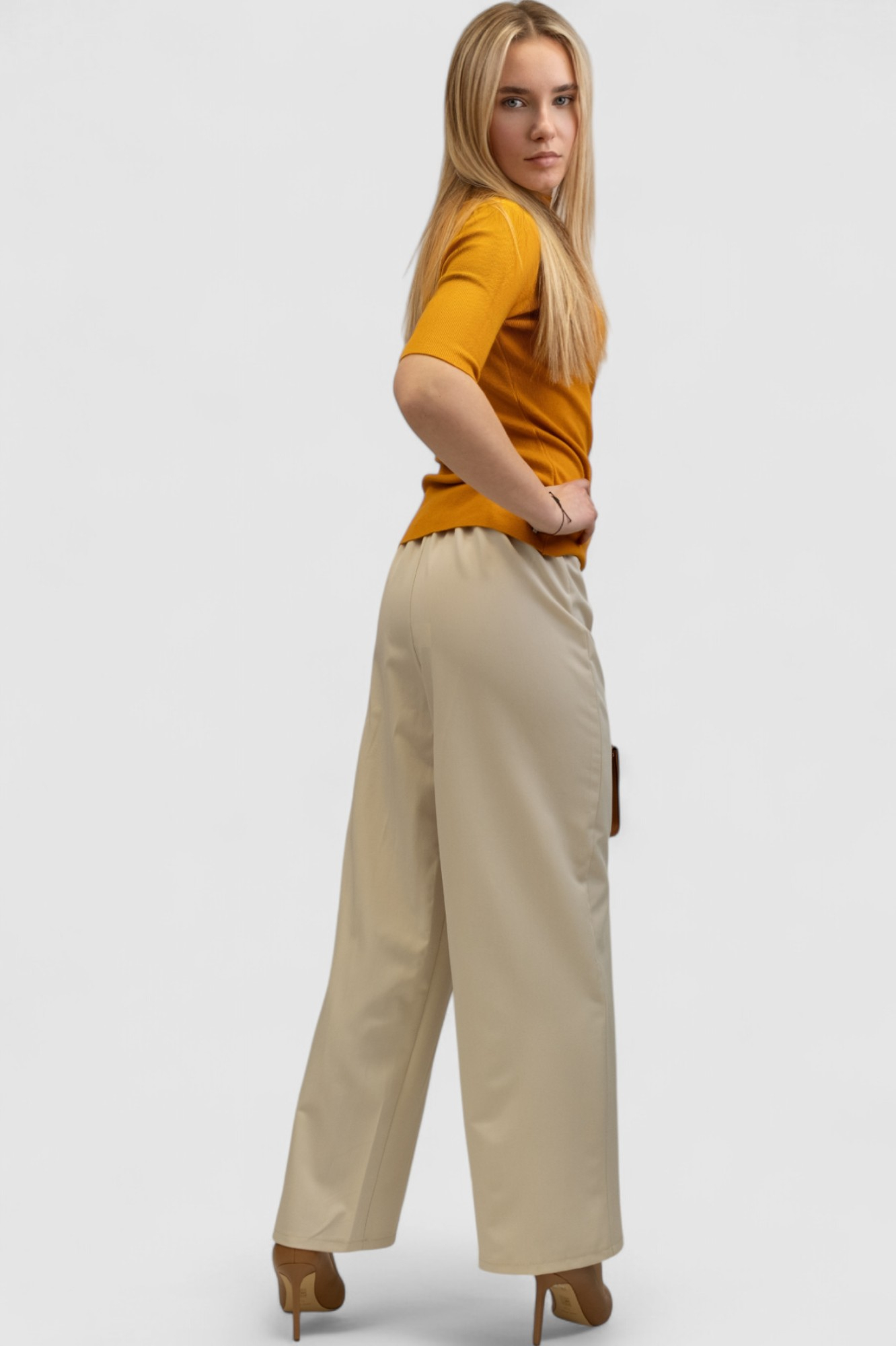 Ženski žuti lagani džemper Juliette