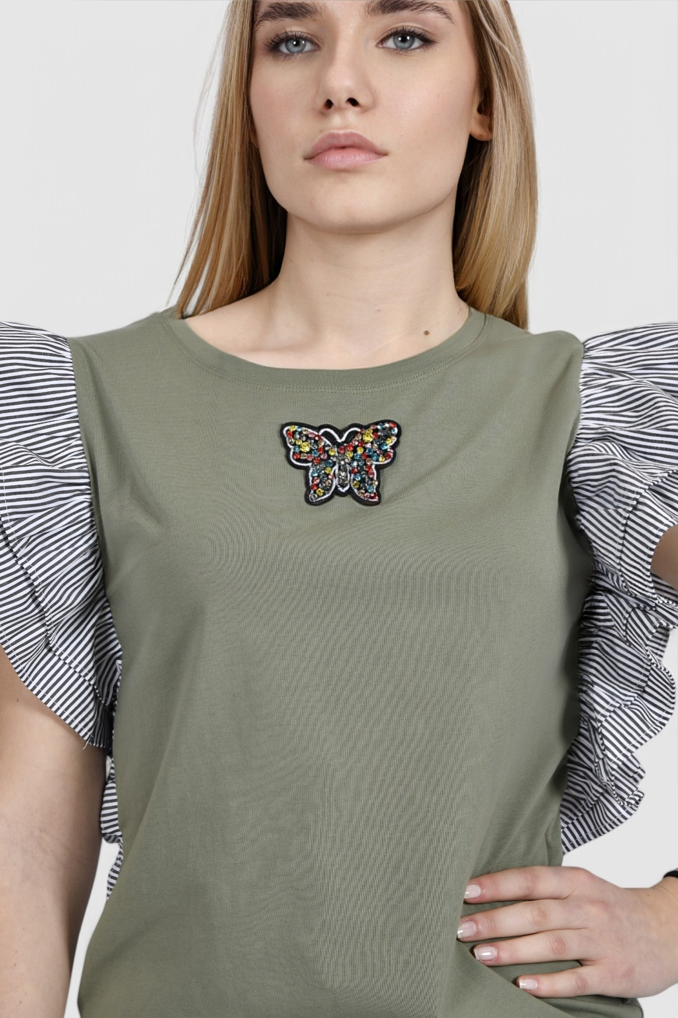 Ženska zelena casual majica Noemie