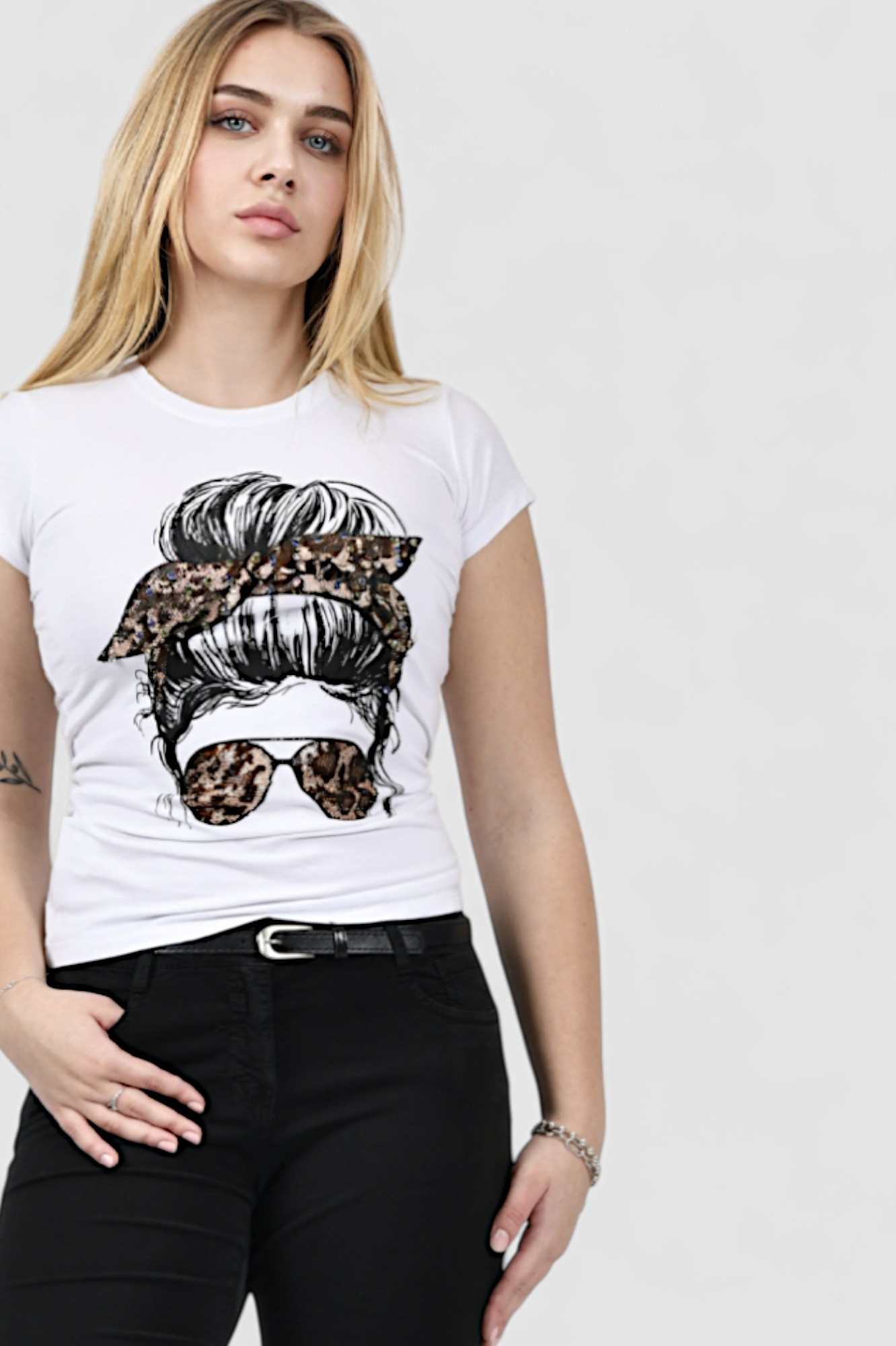 Ženska bijela majica kratki rukav Jessamine