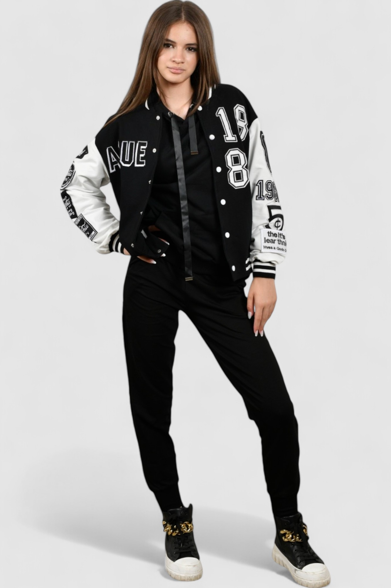 Ženska crna kratka jakna Aspen