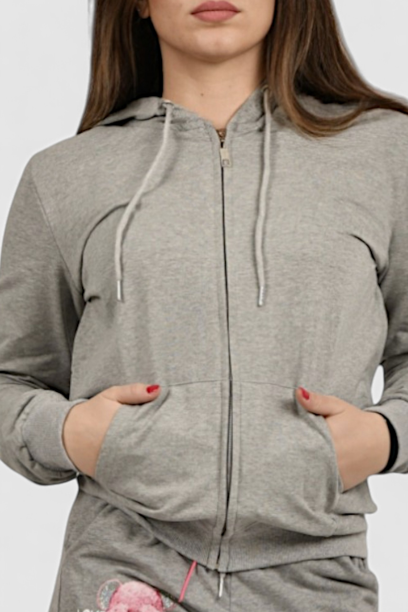 Ženski sivi gornji dio trenirke Lagoon