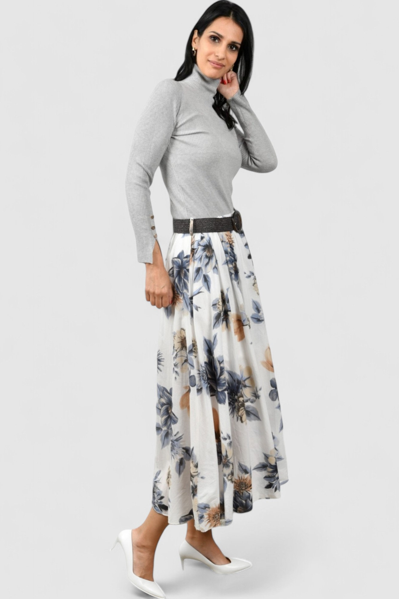 Ženski sivi lagani džemper Jules