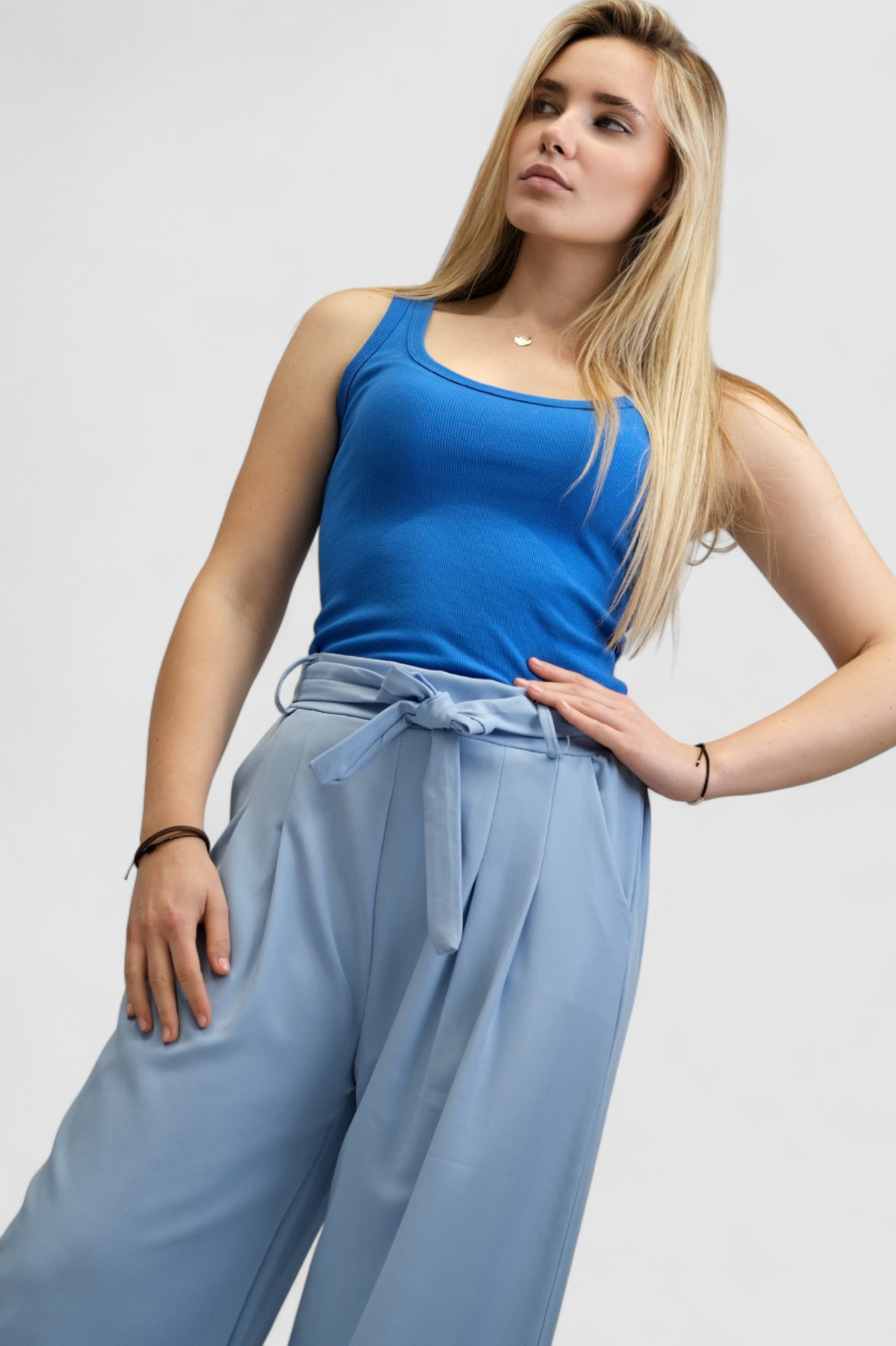 Ženska plava majica bez rukava Lorelei