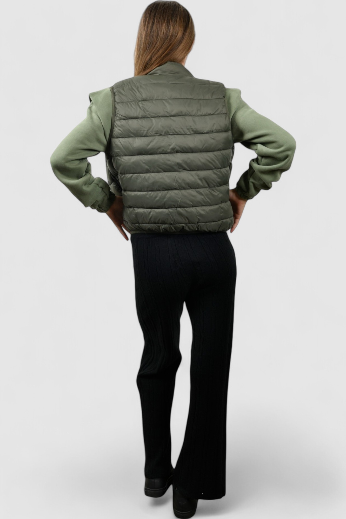 Ženski crni donji dio trenirke Umber