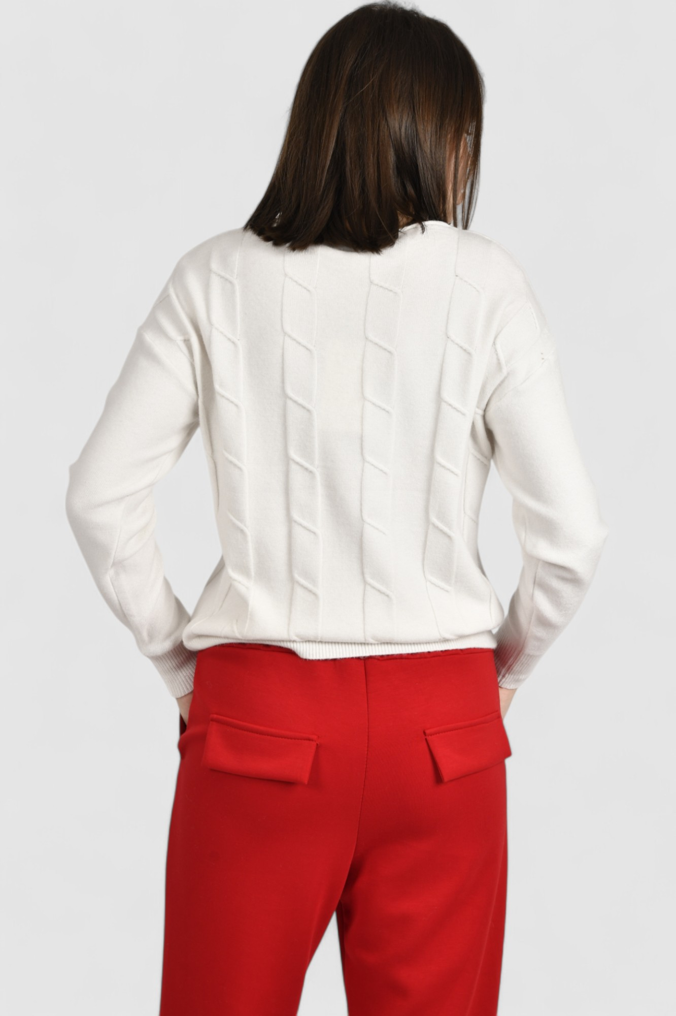 Ženski bijeli lagani džemper Erica