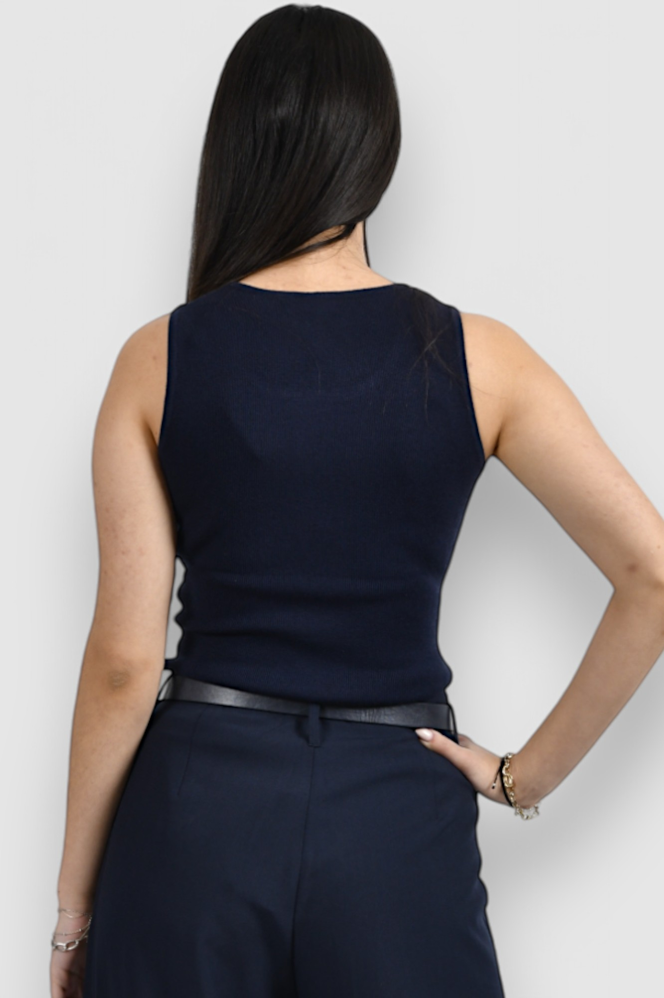 Ženski plavi top Lilya