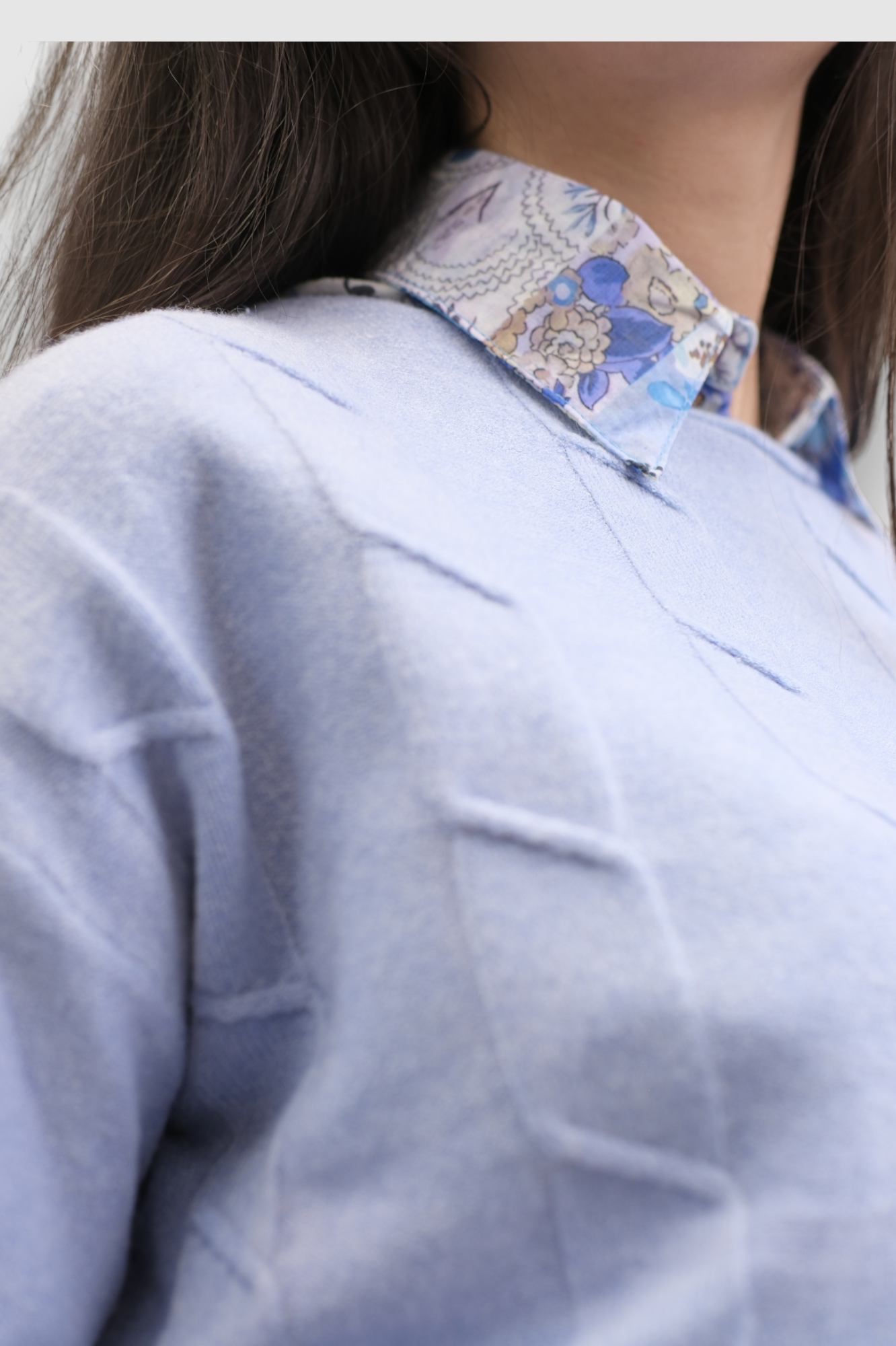 Ženski lagani plavi džemper Erica