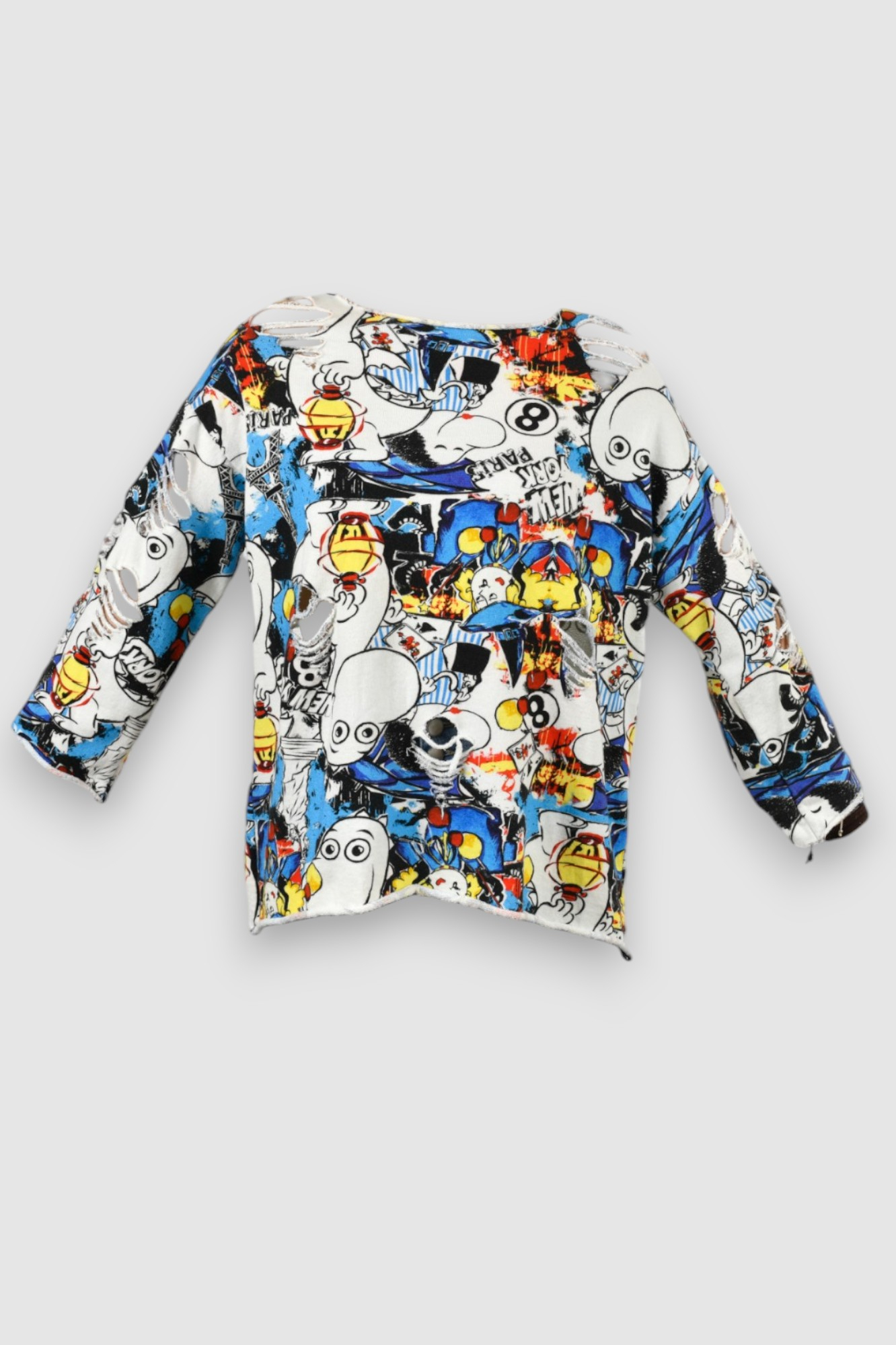 Ženska bijela hoodica bez kapuljače Celia