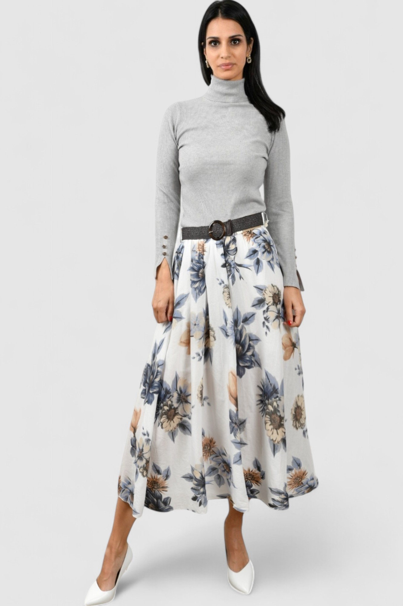 Ženski sivi lagani džemper Jules