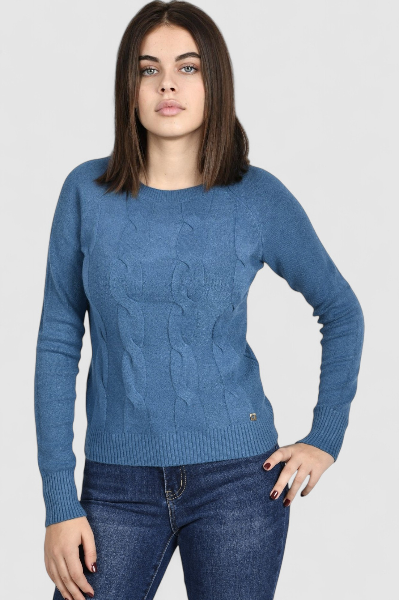 Ženski svijetlo plavi lagani džemper Damaris