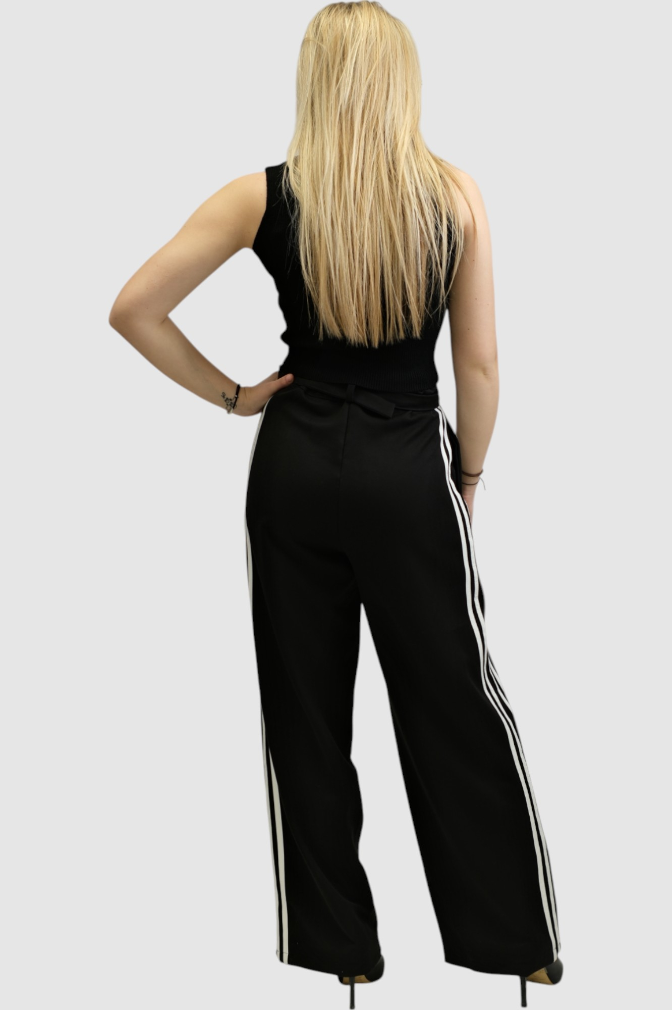 Ženski crni top Calliope