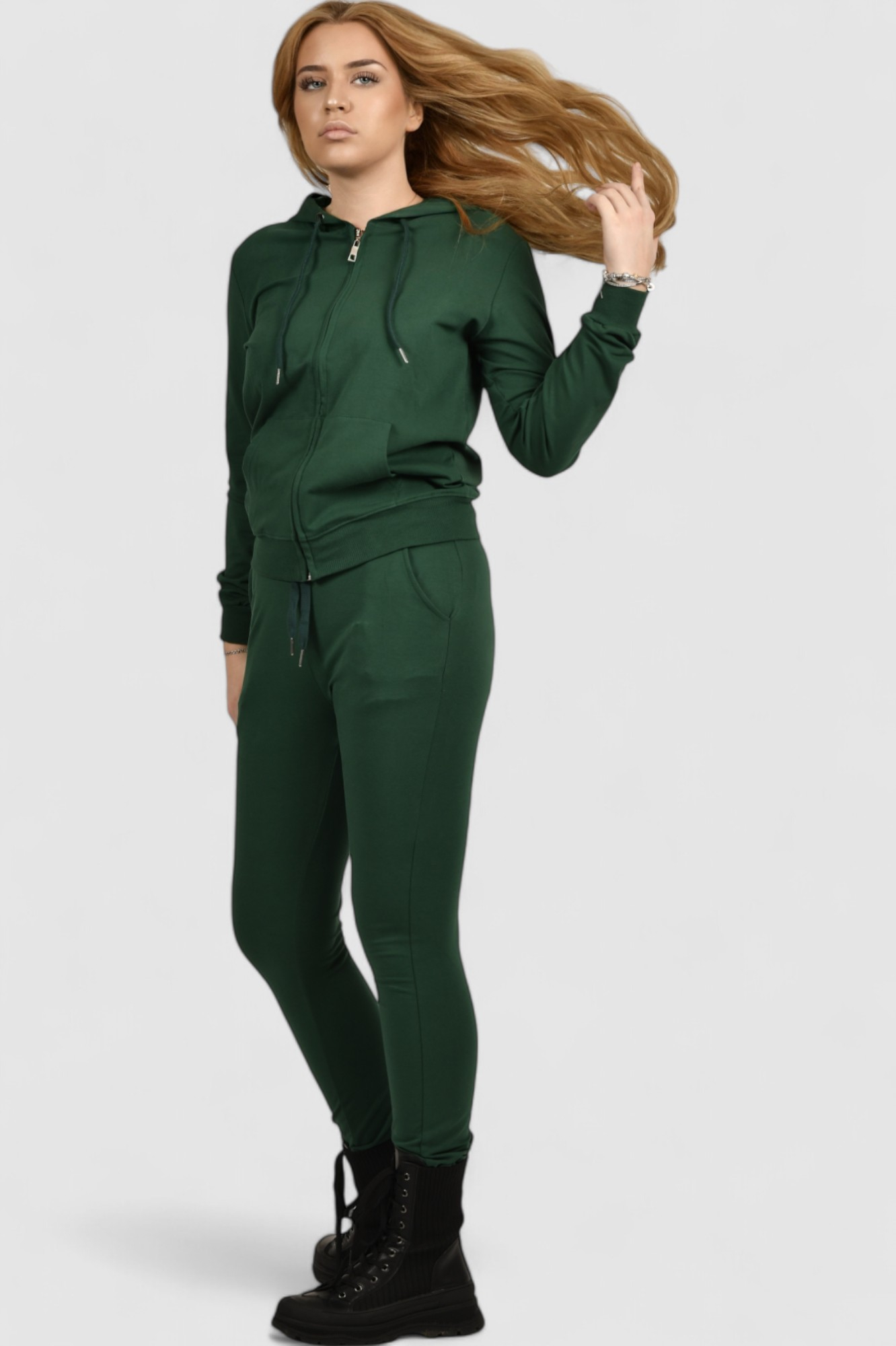 Ženski zeleni gornji dio trenirke Lagoon Blackish