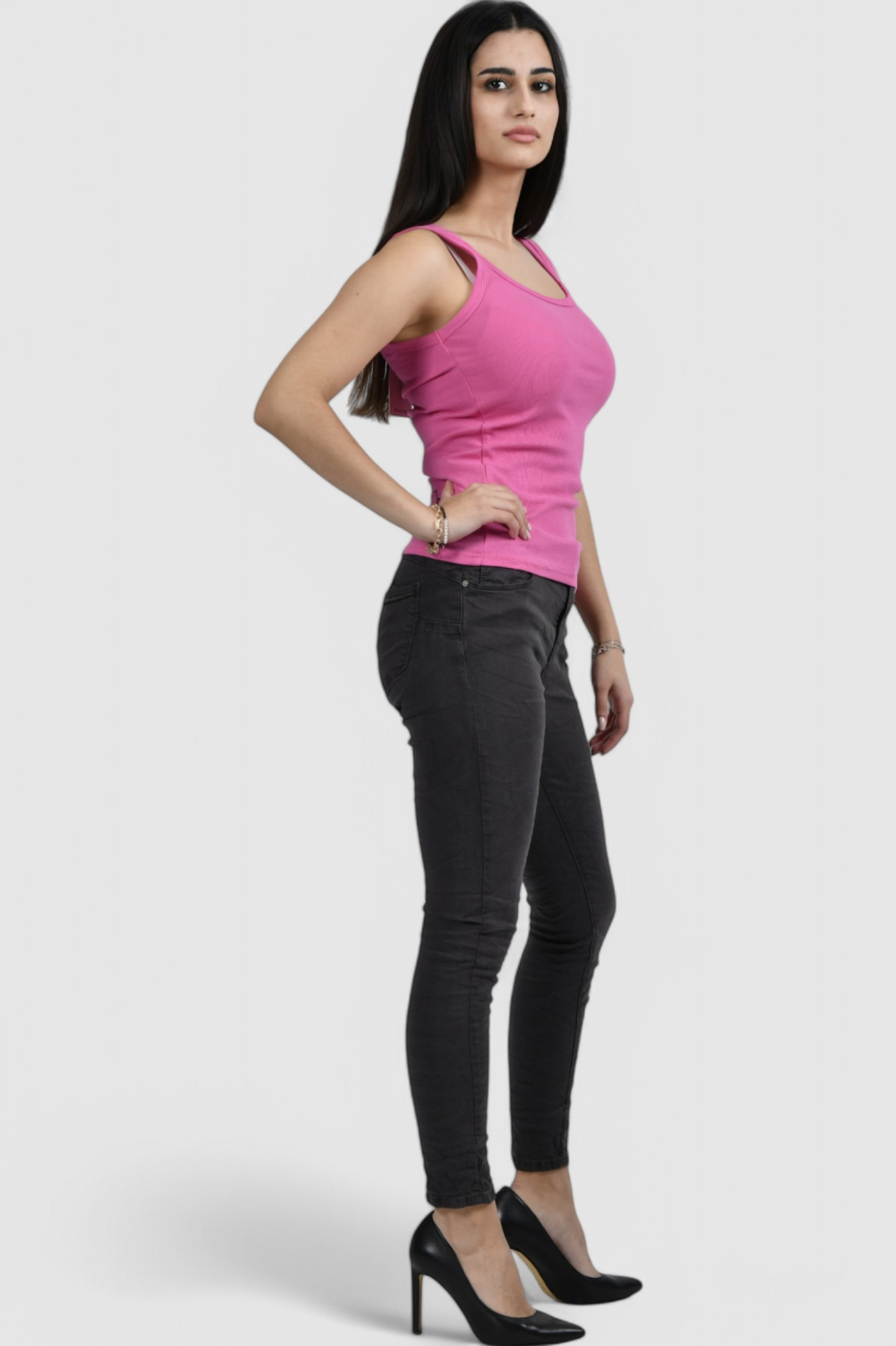 Ženska roza majica bez rukava Lorelei