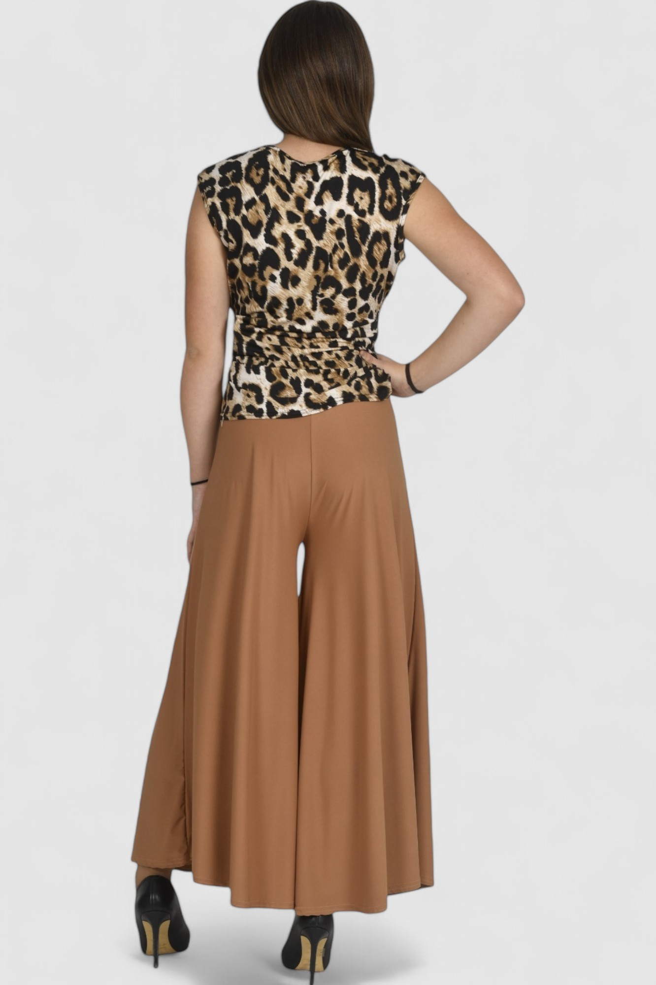 Ženska elegantna bluza leopard uzorak Anneliese