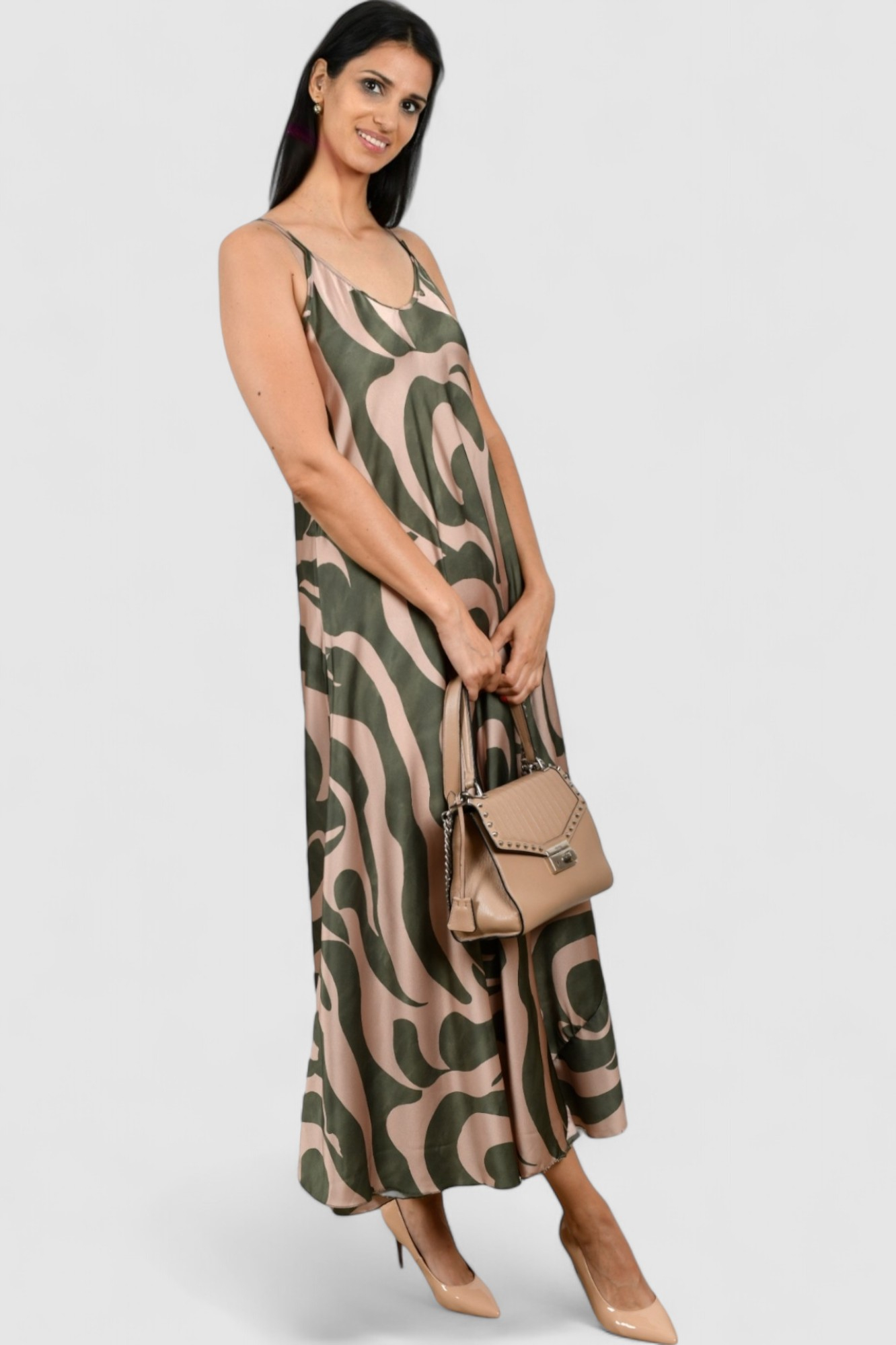 Ženska zelena svakodnevna haljina Eloise