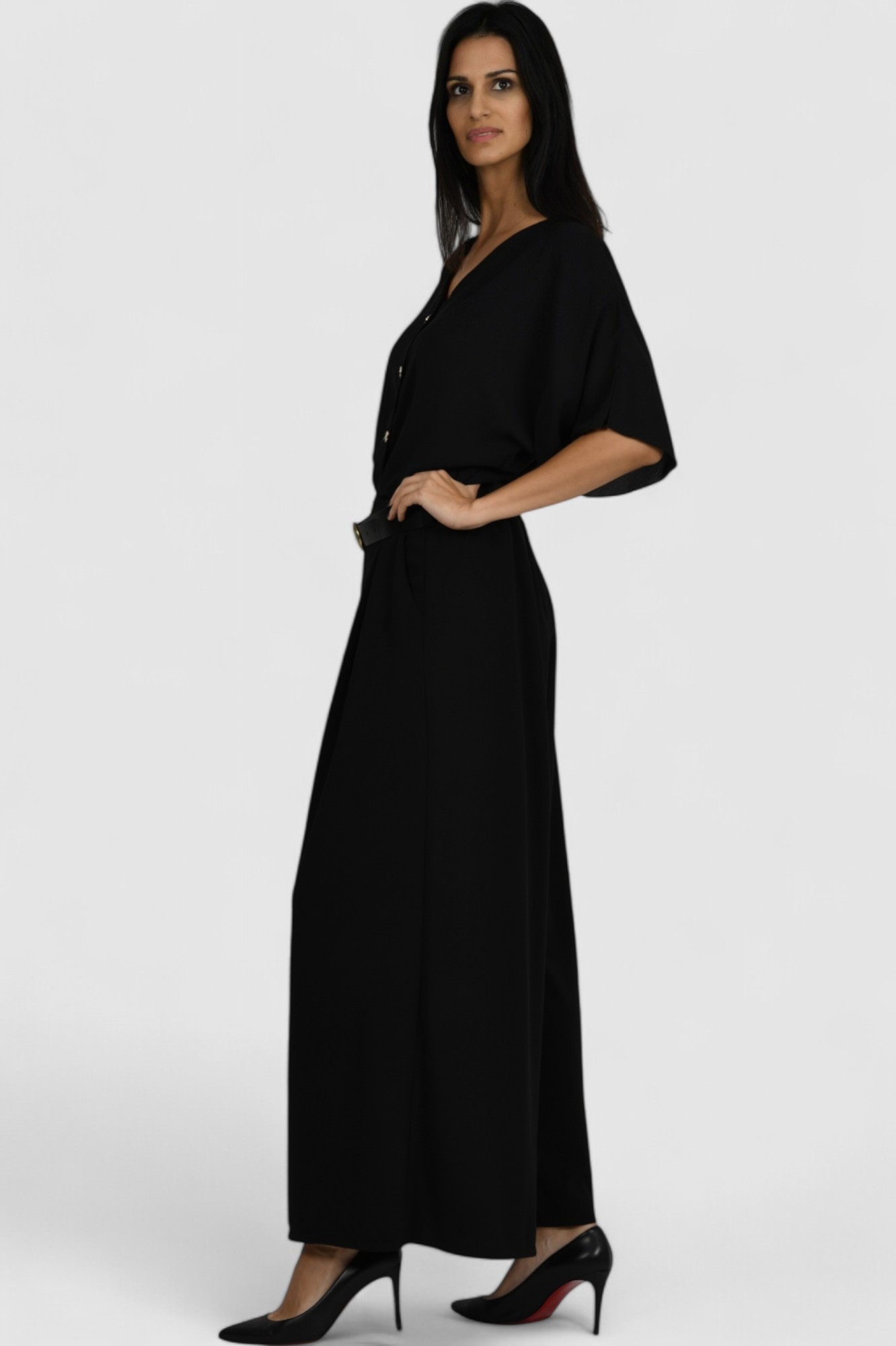 Ženske crne modne hlače Issa