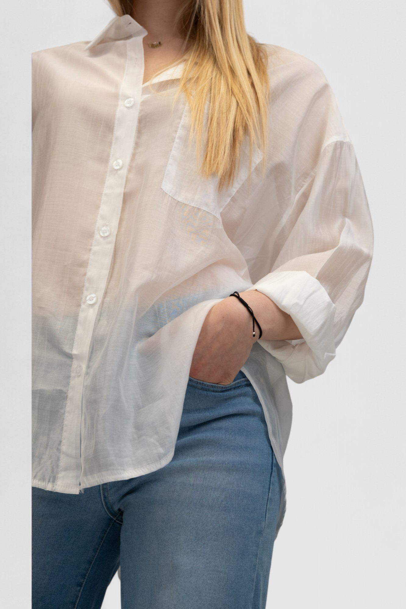 Ženska bijela elegantna košulja Annabelle