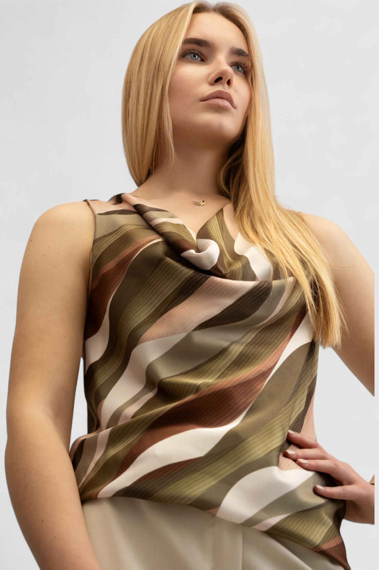 Ženska zelena elegantna bluza Arianne